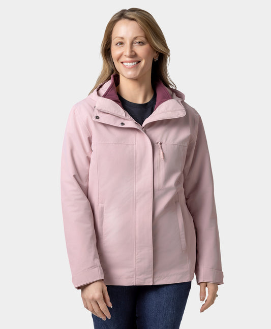 River Ridge Women's 3-in-1 Heated Jacket with Fleece Liner