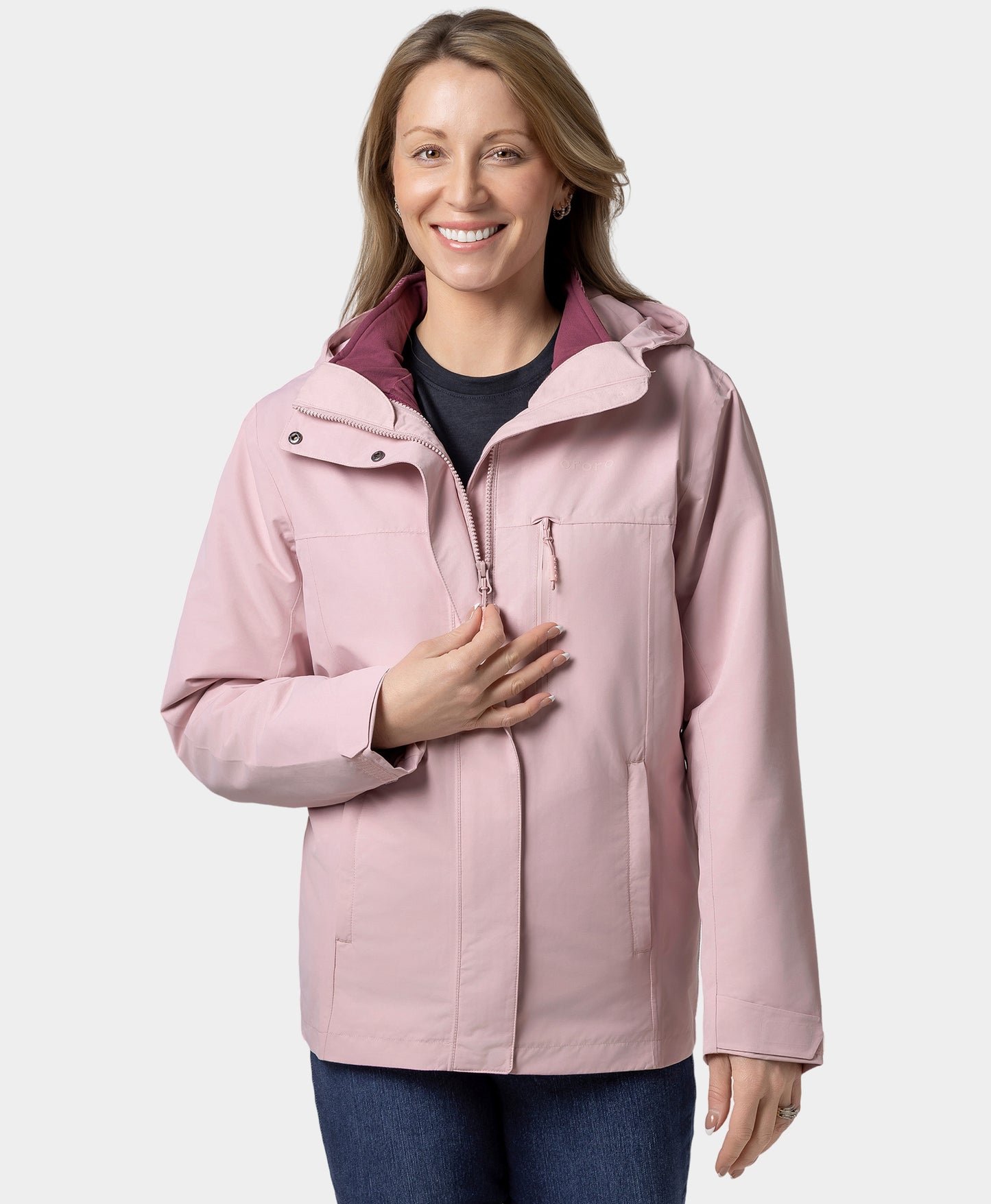River Ridge Women's 3-in-1 Heated Jacket with Fleece Liner