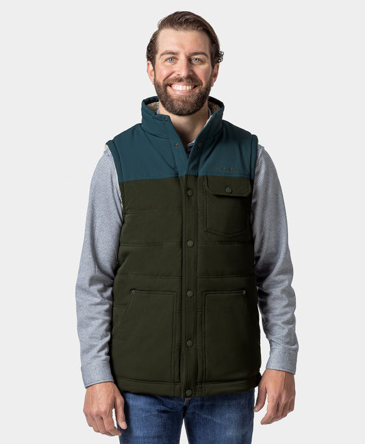 Sierra Men's Heated Sherpa Lined Vest