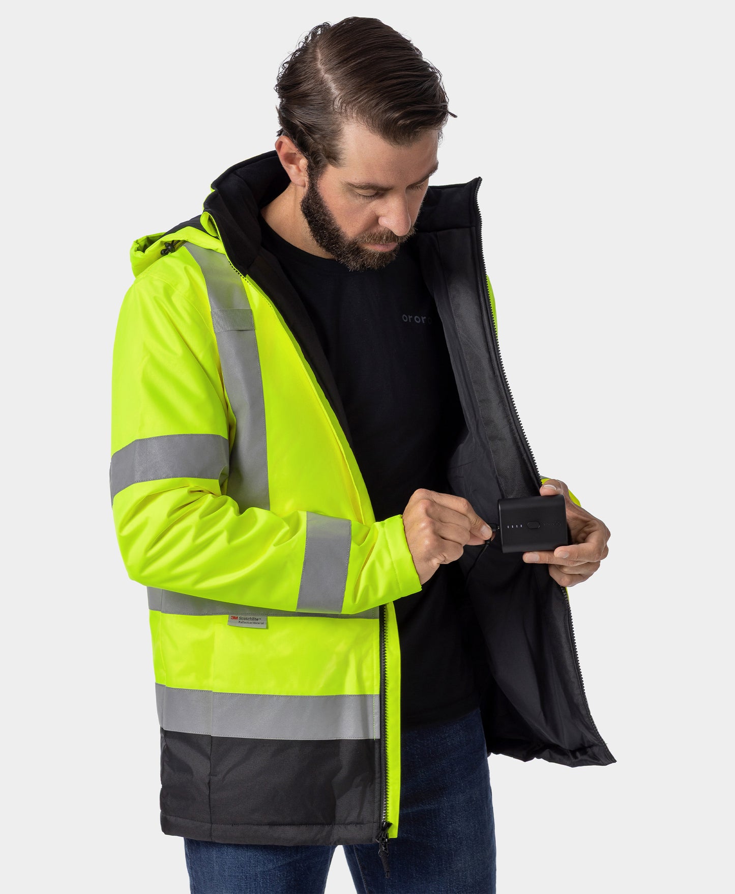 Flagstaff Men's Heated High-Visibility Jacket