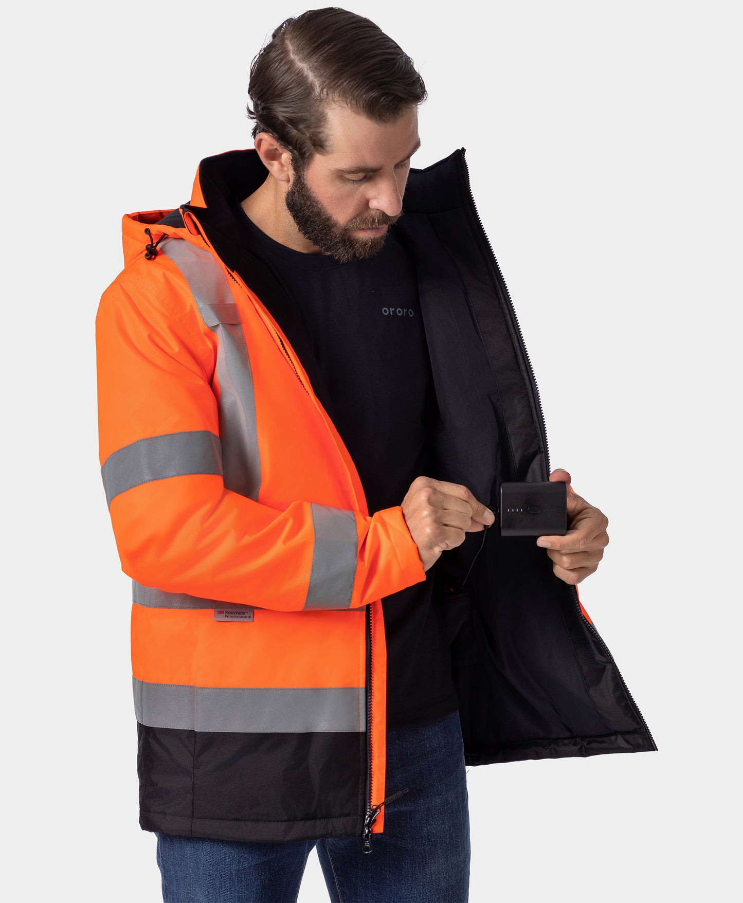 Flagstaff Men's Heated High-Visibility Jacket