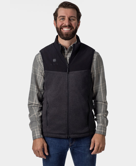 Augusta Men's Heated Sweater Fleece Vest