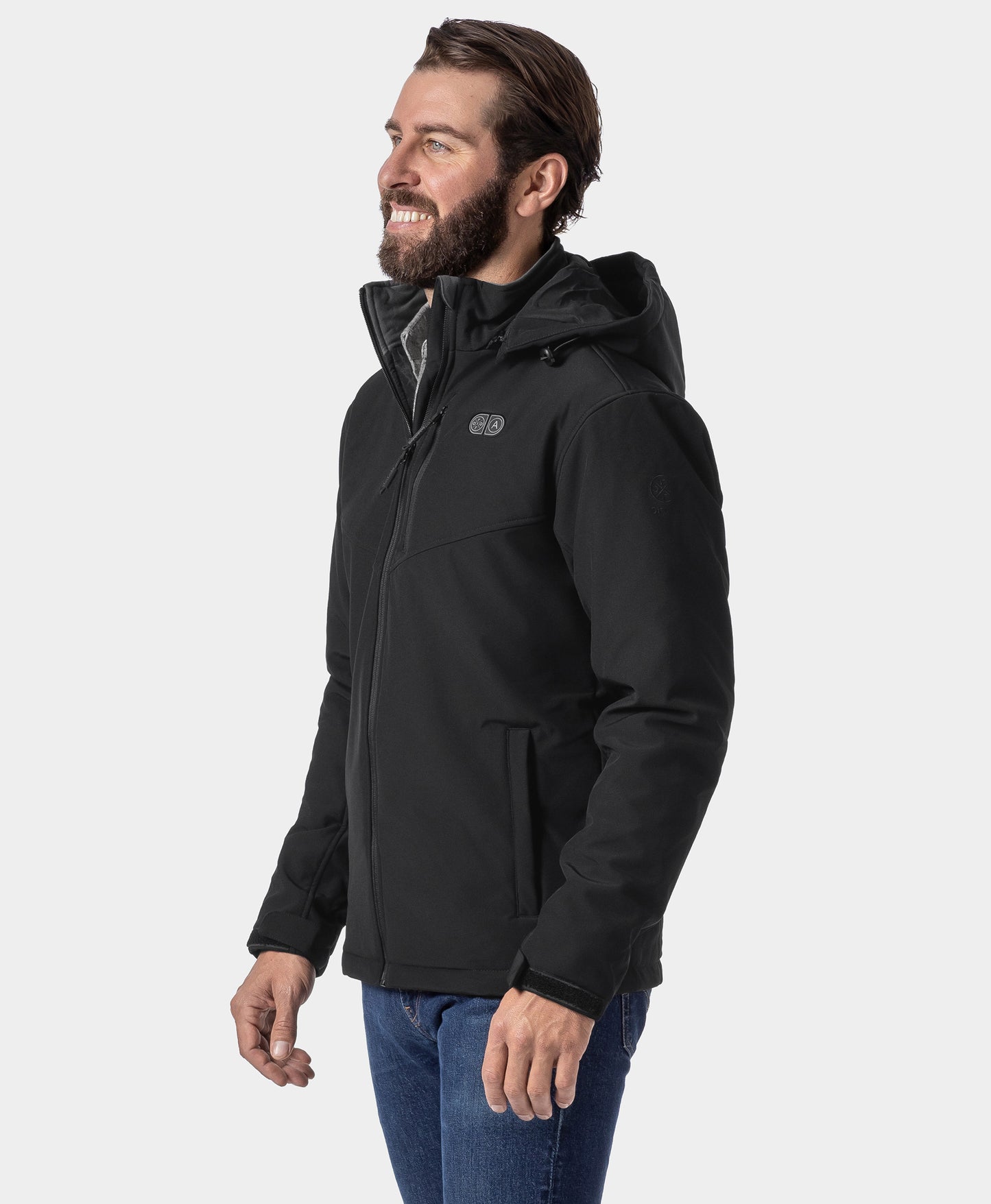 Men's Heated Dual Control Jacket with 5 Heating Zones (Pocket Heating)