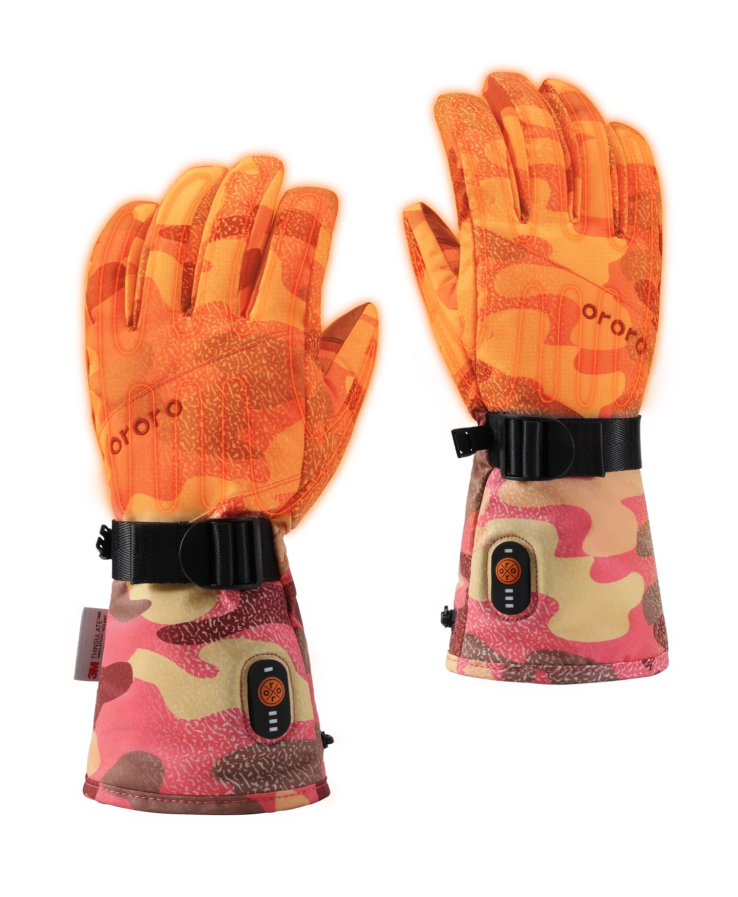 Kyoto Women's Colorprint Heated Lightweight Gloves