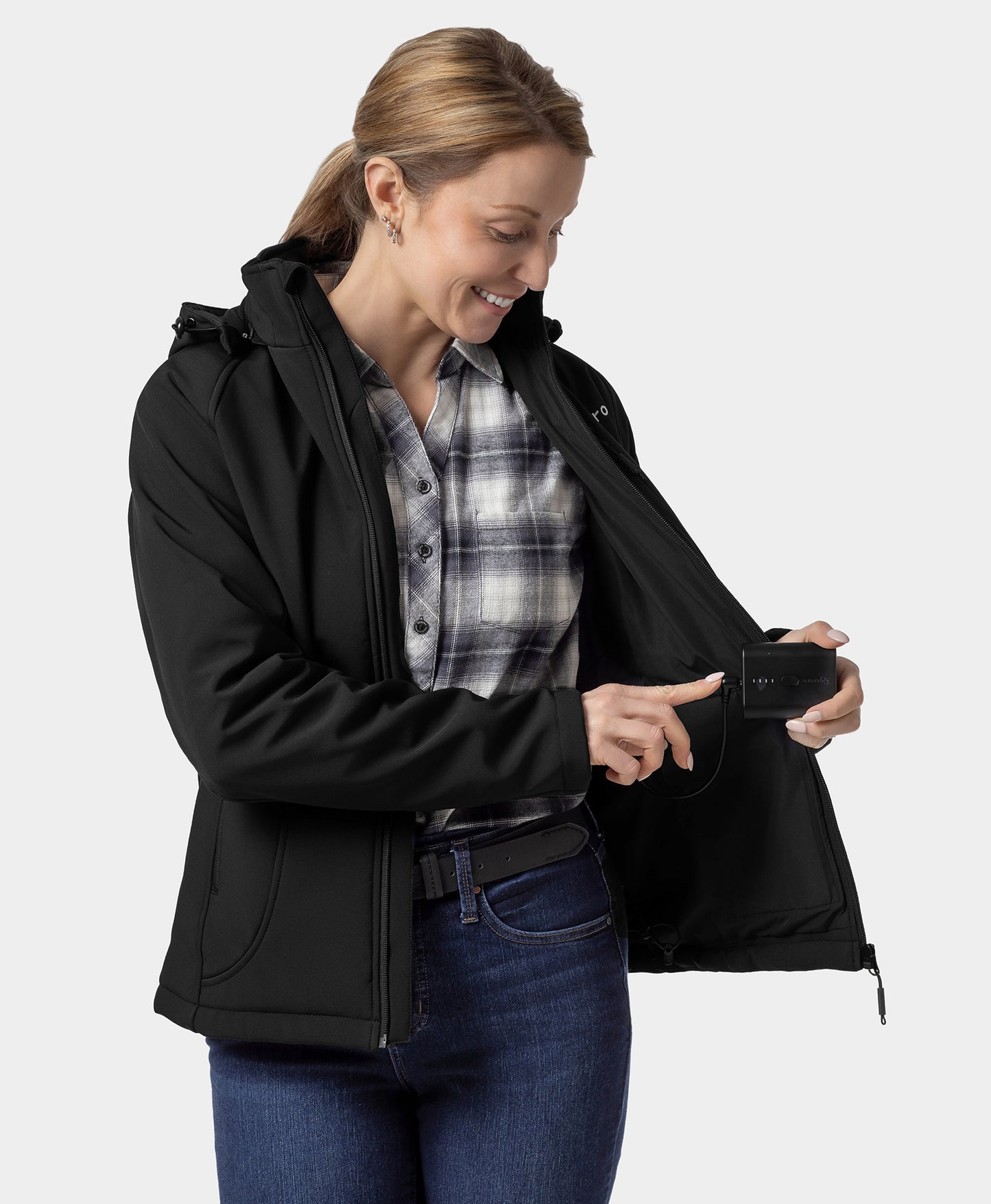 Paragon Women's Heated Jacket - Black