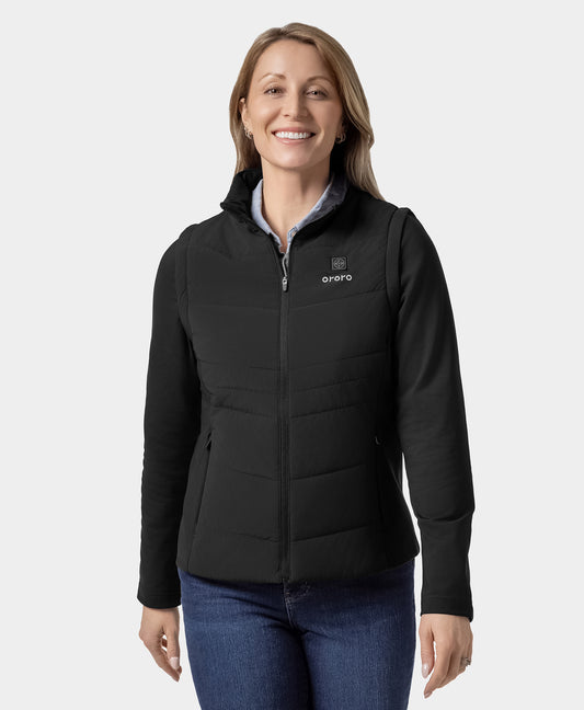 Turnberry Women's Heated Golf Jacket (with Zip-Off Sleeves)