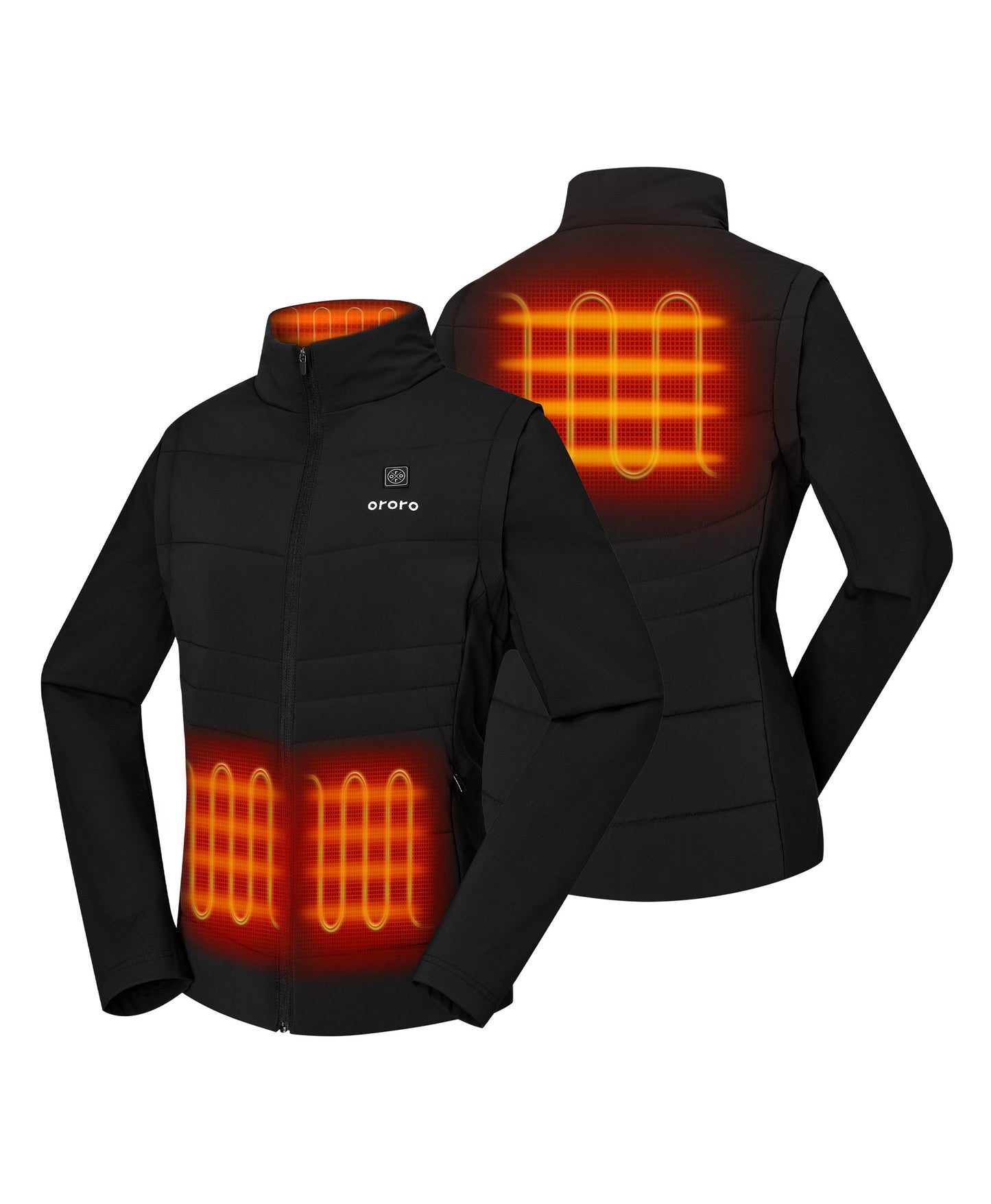 Turnberry Women's Heated Golf Jacket (with Zip-Off Sleeves)