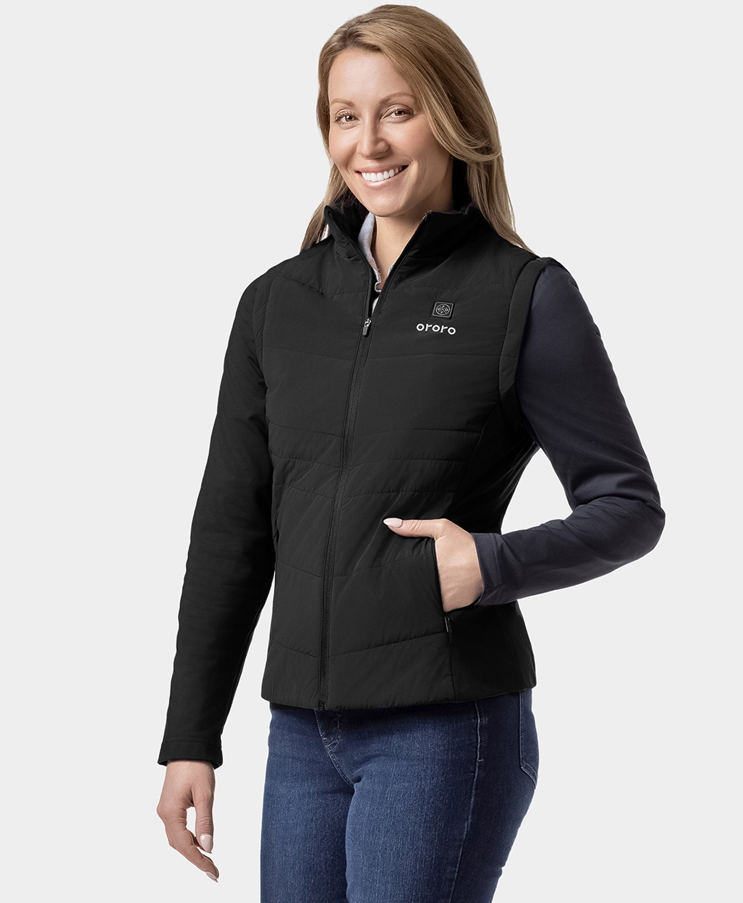 Turnberry Women's Heated Golf Jacket (with Zip-Off Sleeves)