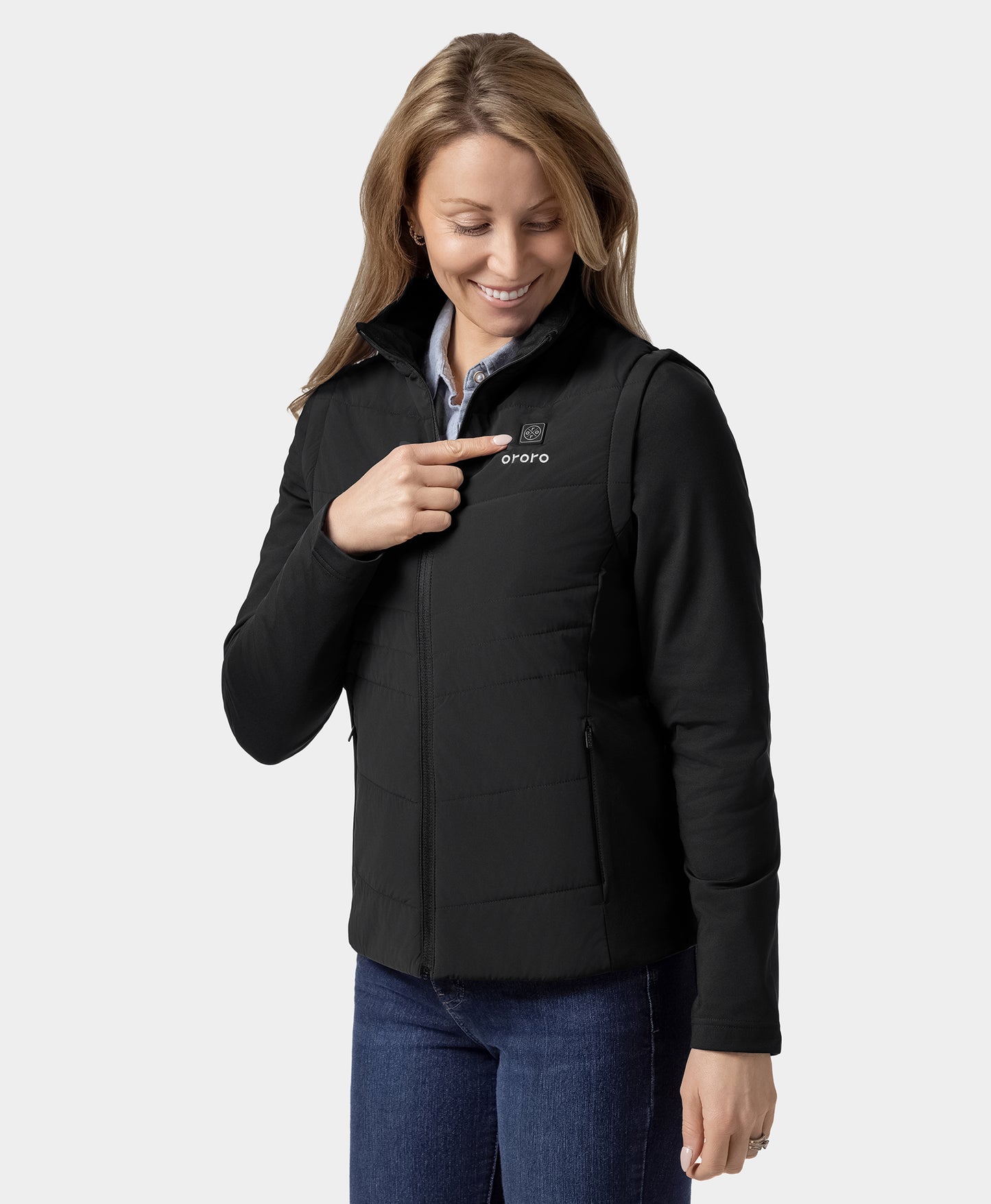 Turnberry Women's Heated Golf Jacket (with Zip-Off Sleeves)