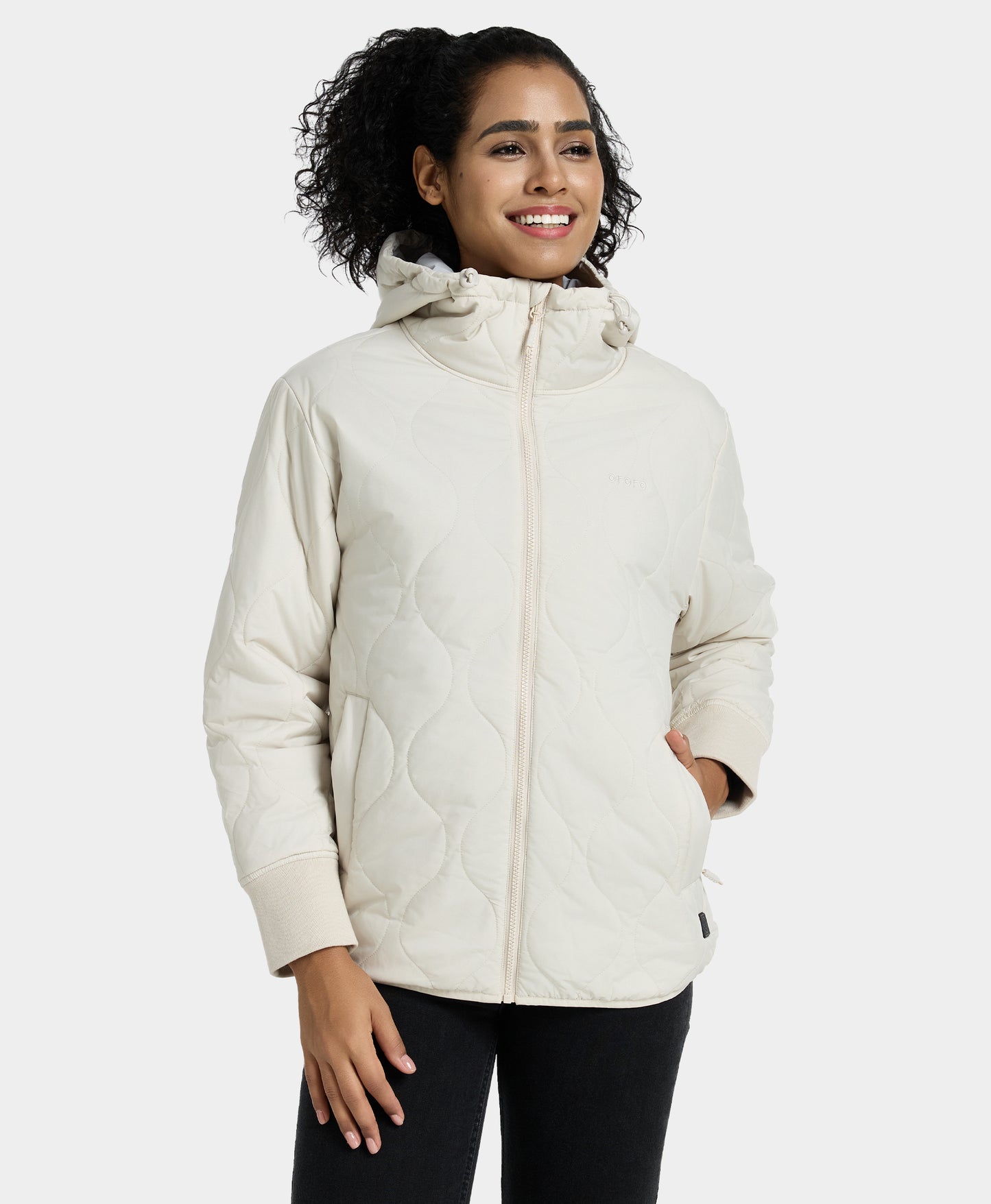 Stargazer Women's Heated Quilted Hoodie Jacket