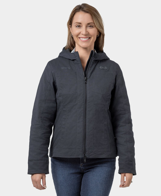 Cheyenne Women's 5-Zone Dual-Control Heated Canvas Jacket