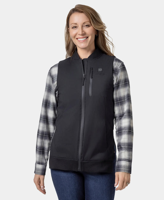 Blair Women's Heated Long Bomber Vest