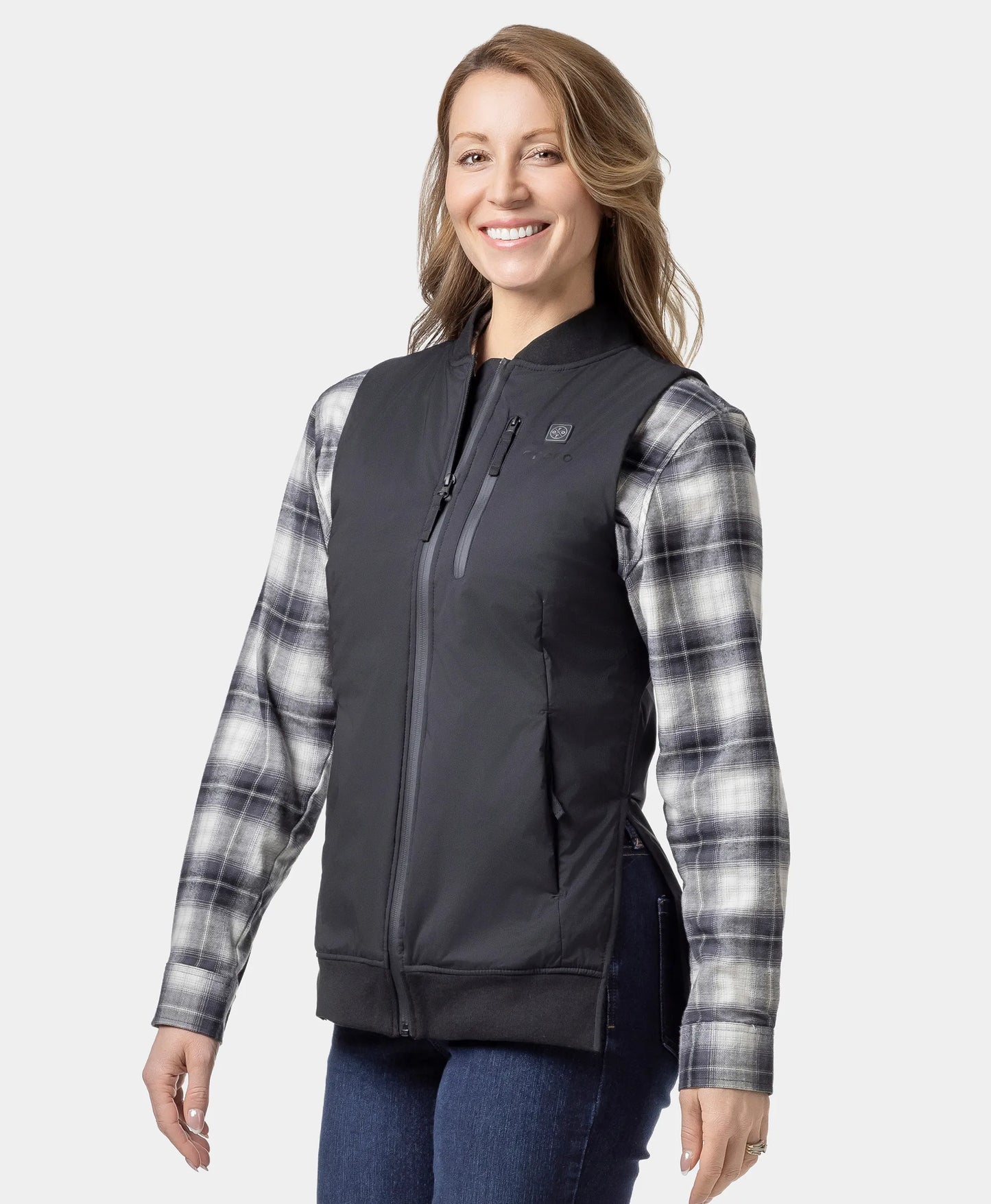 Blair Women's Heated Long Bomber Vest