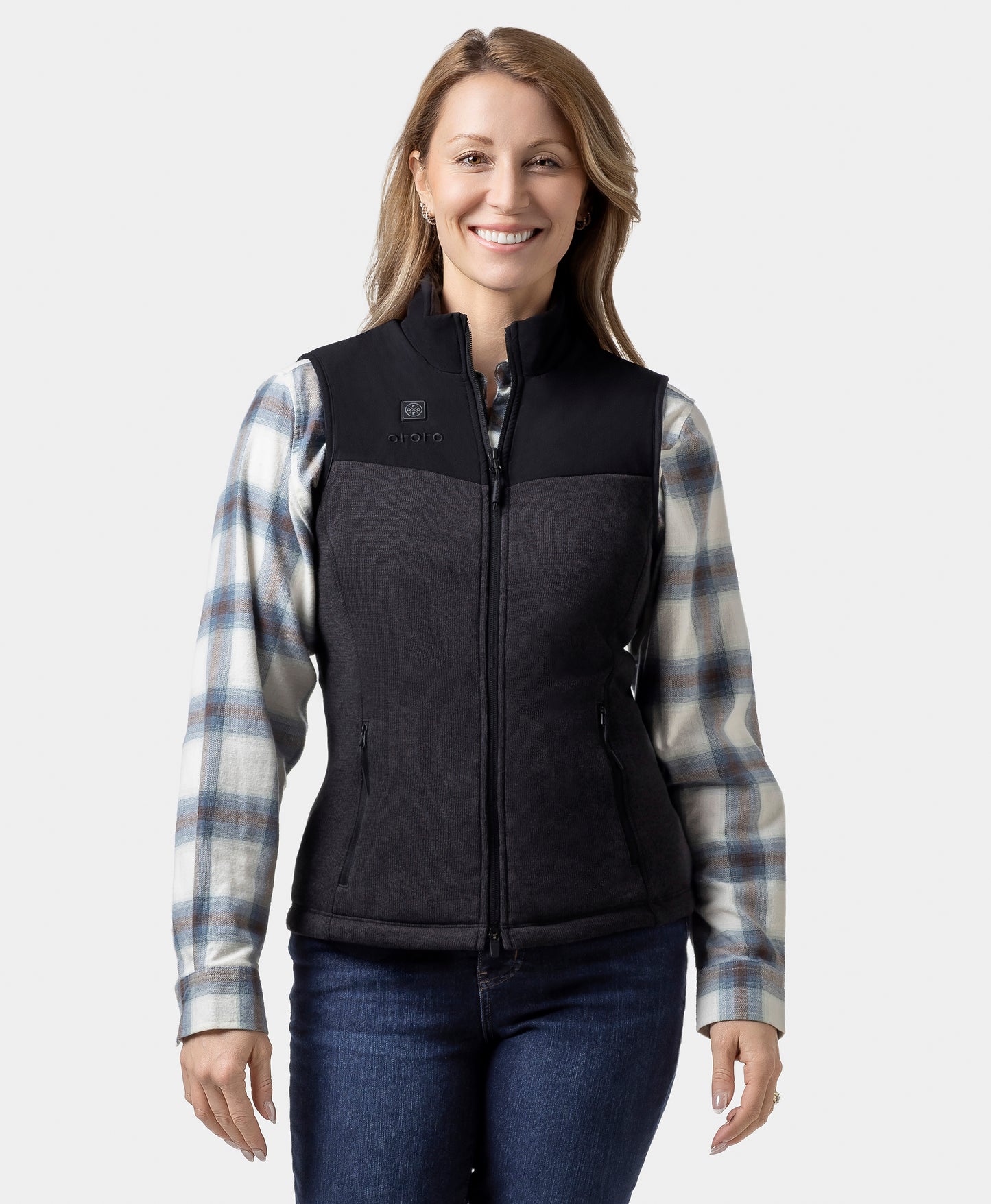 Augusta Women's Heated Sweater Fleece Vest