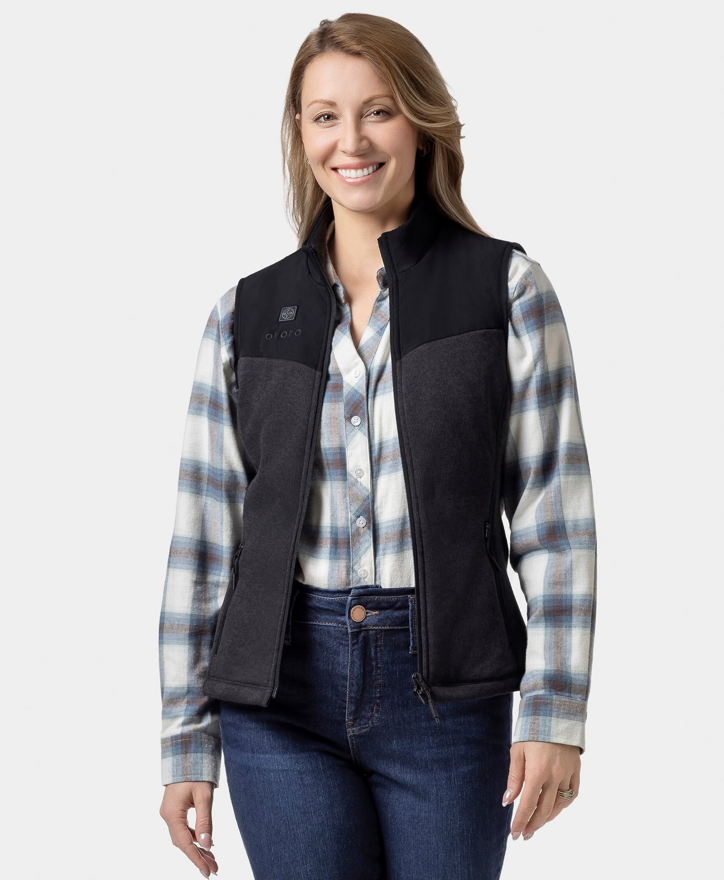 Augusta Women's Heated Sweater Fleece Vest