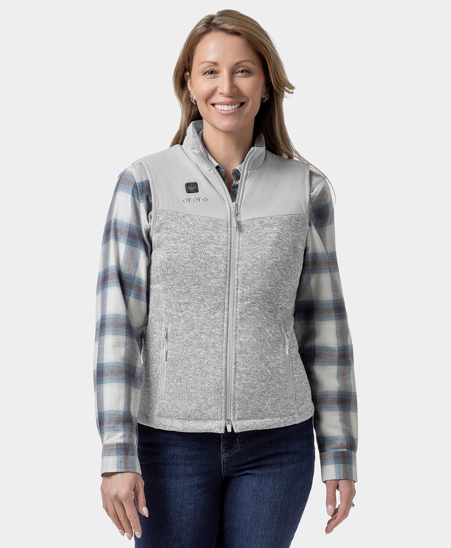 Augusta Women's Heated Sweater Fleece Vest