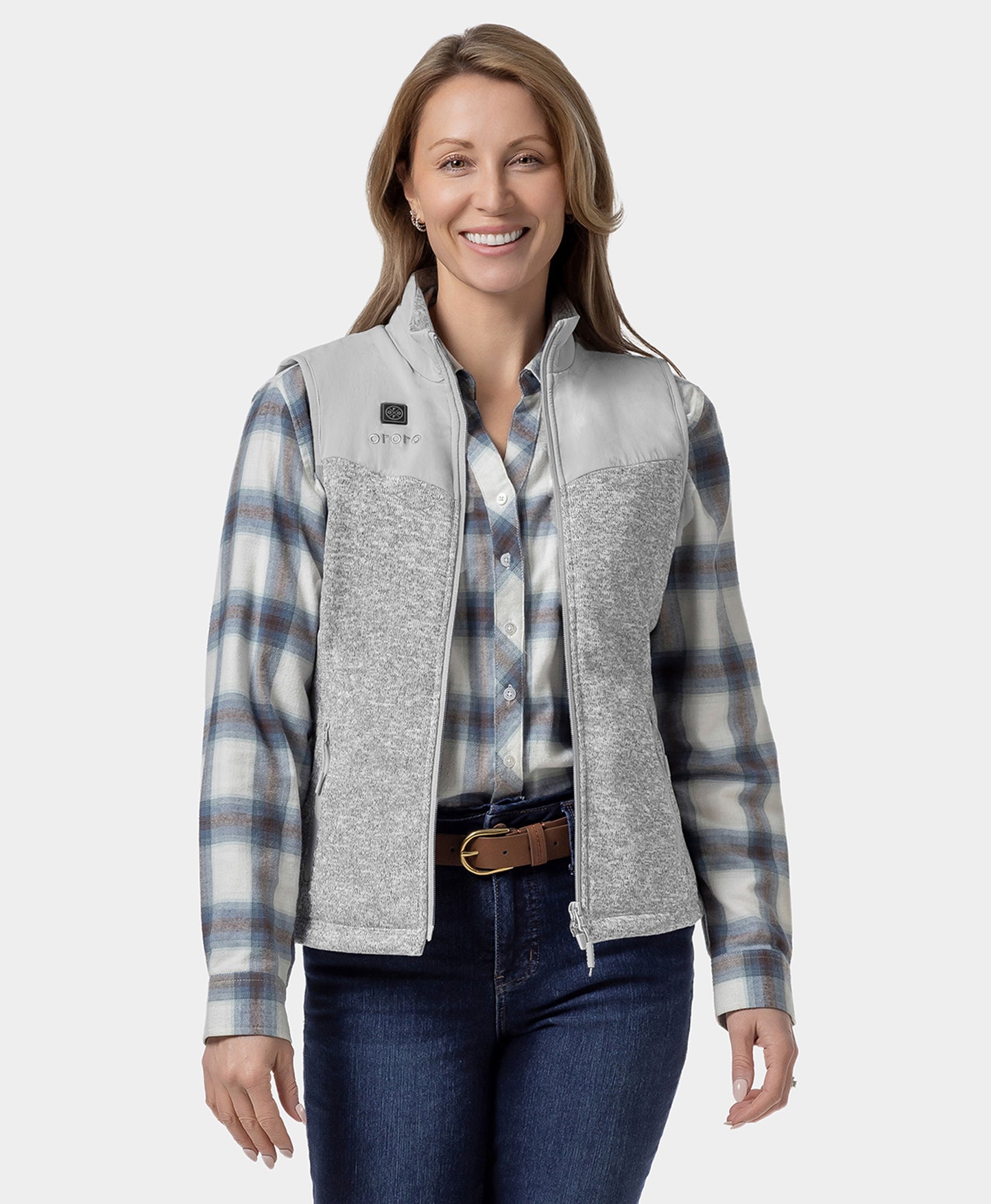 Augusta Women's Heated Sweater Fleece Vest