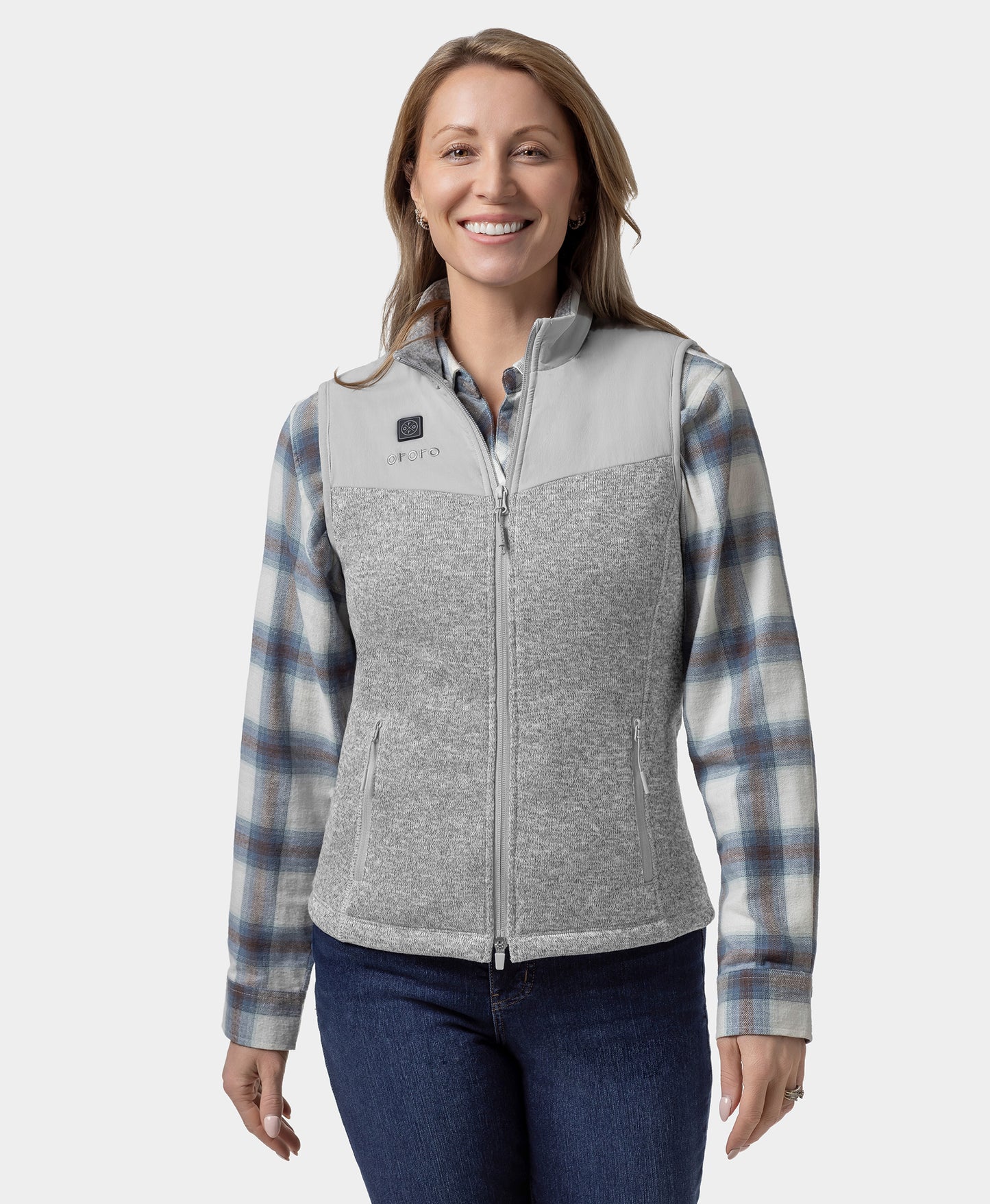 Augusta Women's Heated Sweater Fleece Vest