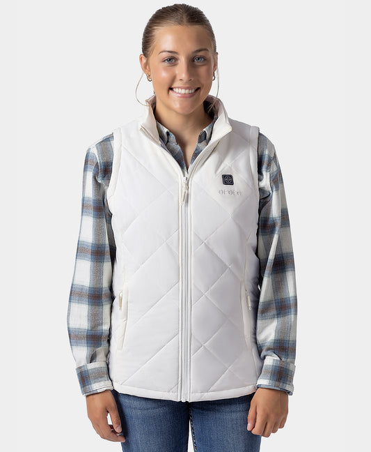 Women's Junior 4-Zone Heated Quilted Vest