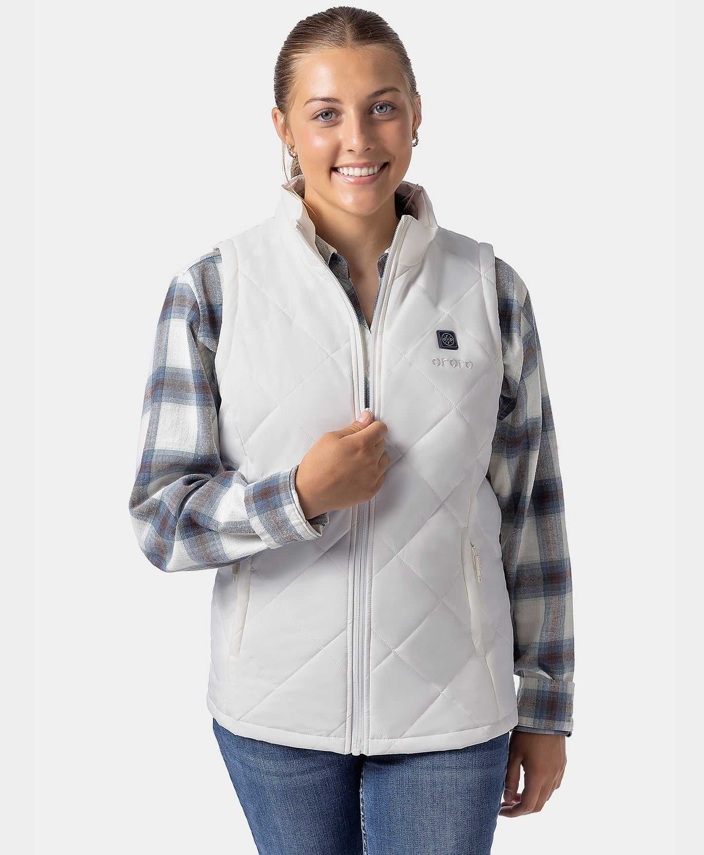 Women's Junior 4-Zone Heated Quilted Vest