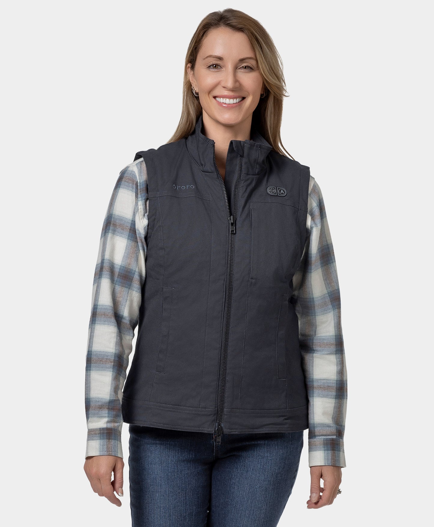 Cheyenne Women's 5-Zone Dual-Control Heated Canvas Vest