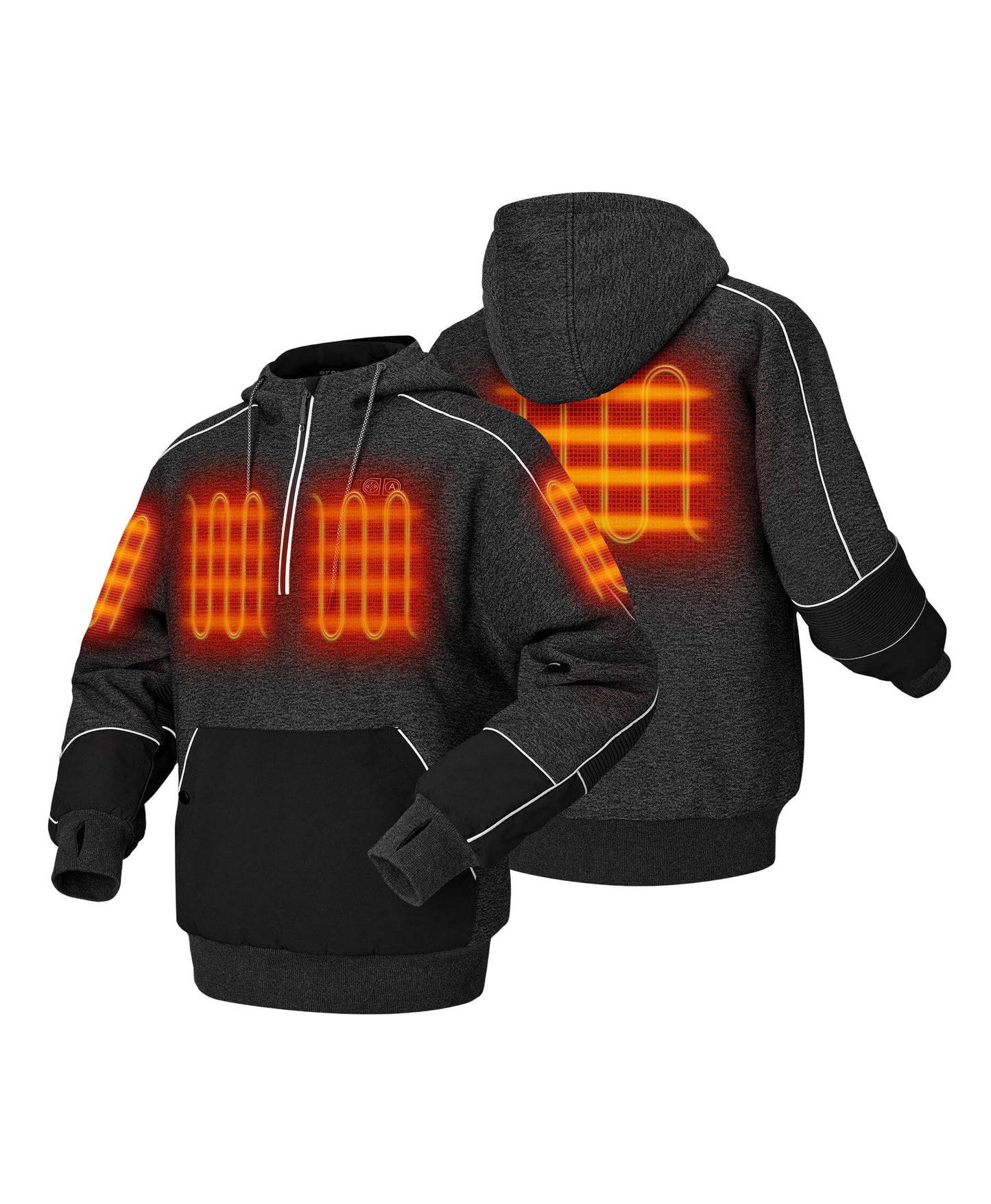 Wayne Men's 5-Zone Heated Pullover Hoodie