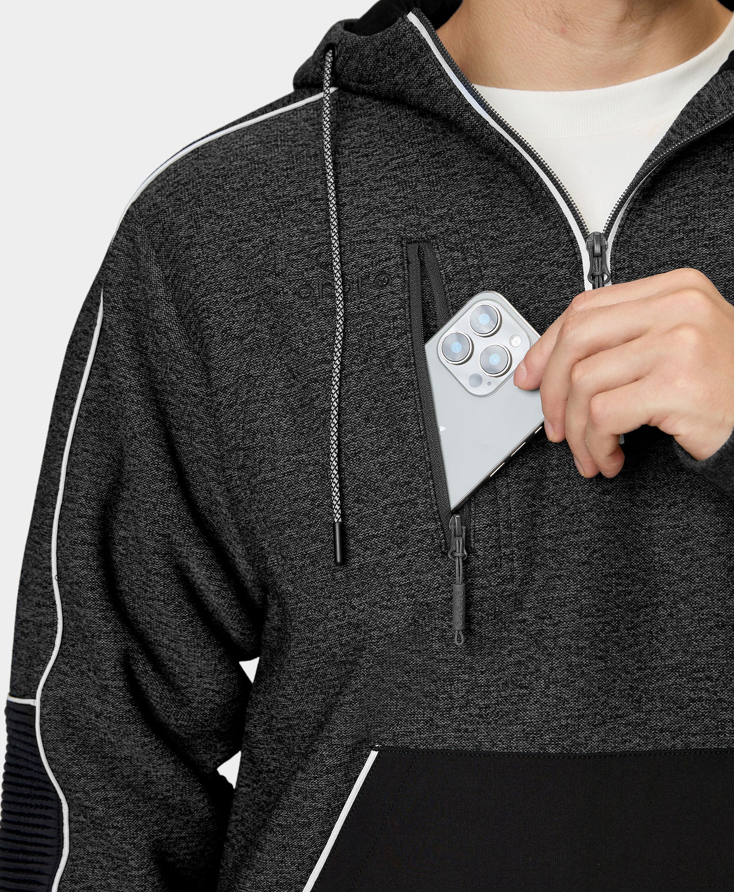 Wayne Men's 5-Zone Heated Pullover Hoodie