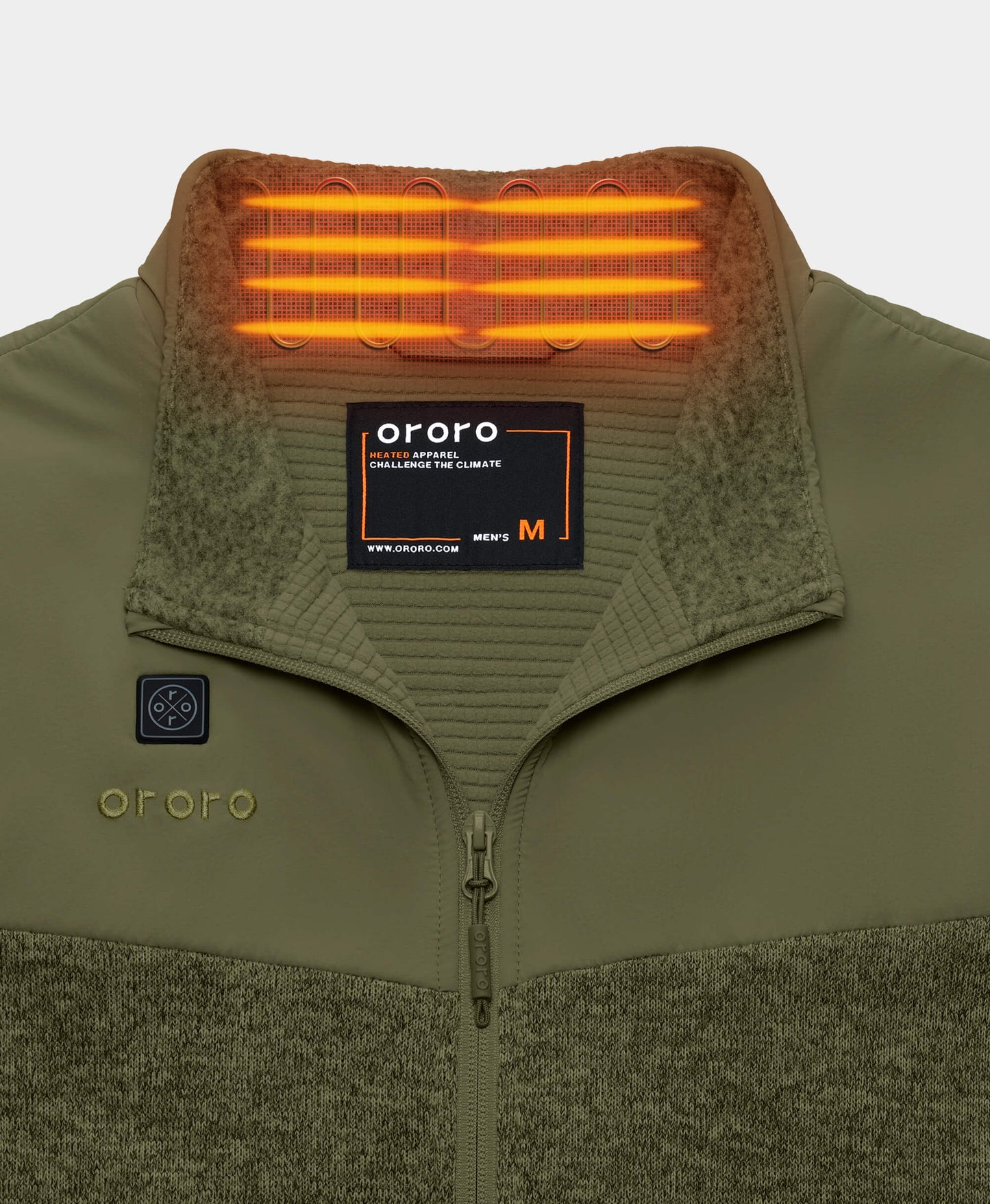 Augusta Men's Heated Sweater Fleece Vest