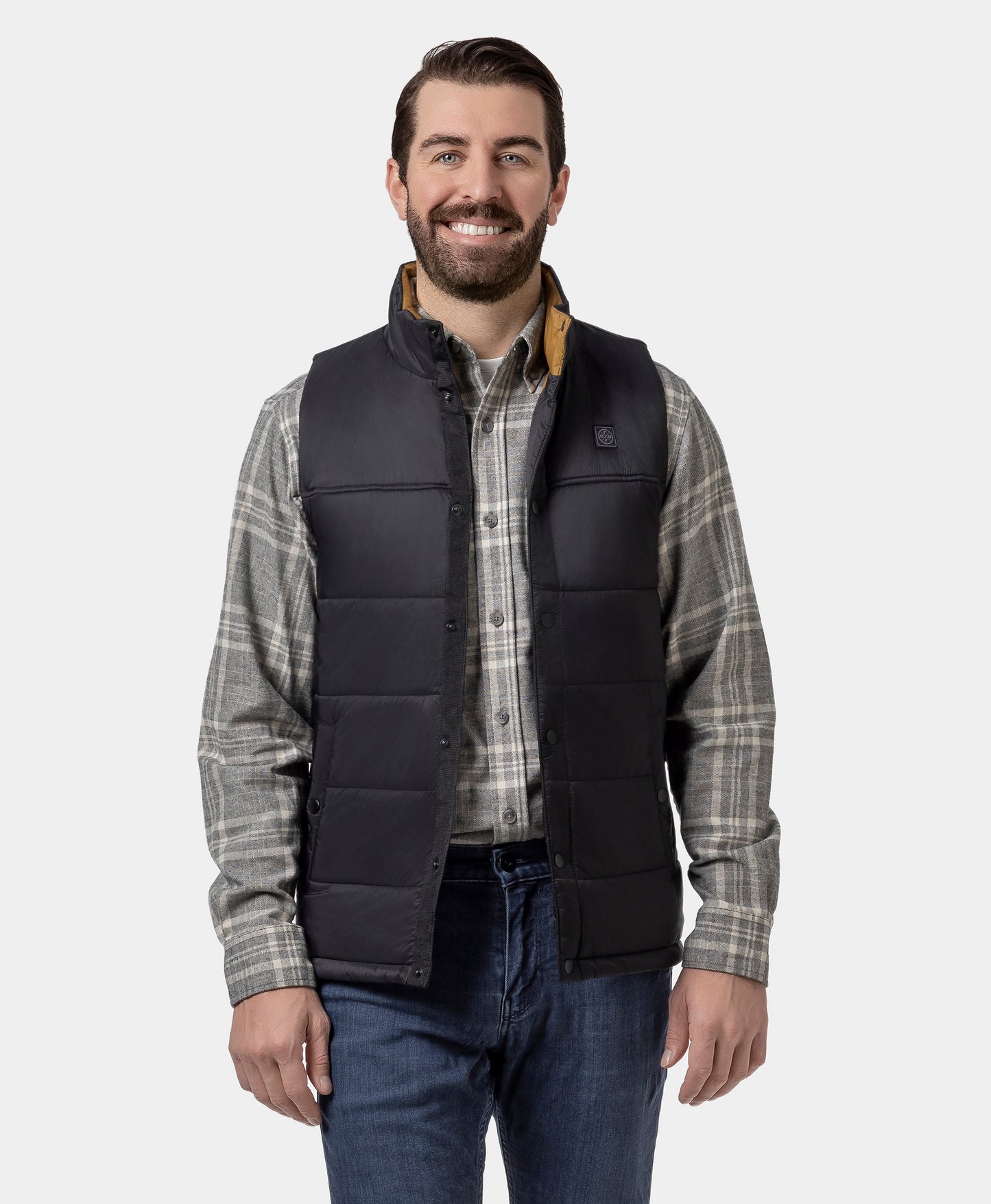 PuffLyte Men's Heated Lightweight Vest - Black