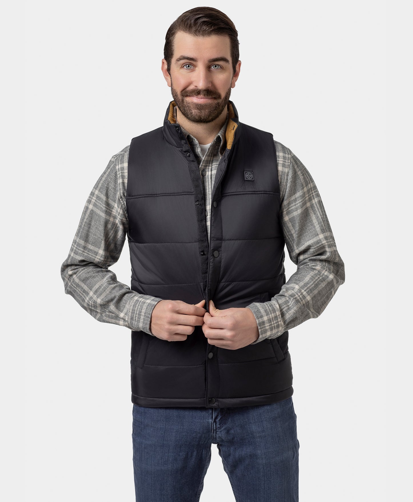PuffLyte Men's Heated Lightweight Vest - Black