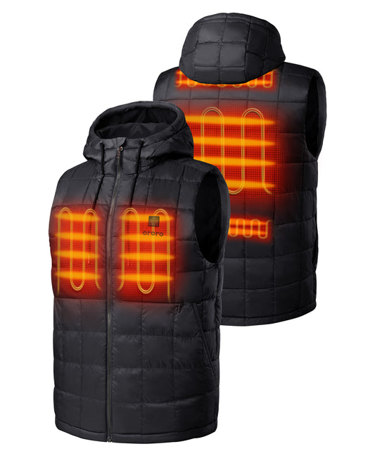 PuffLyte™ Men's 5-Zone Hooded Heated Vest
