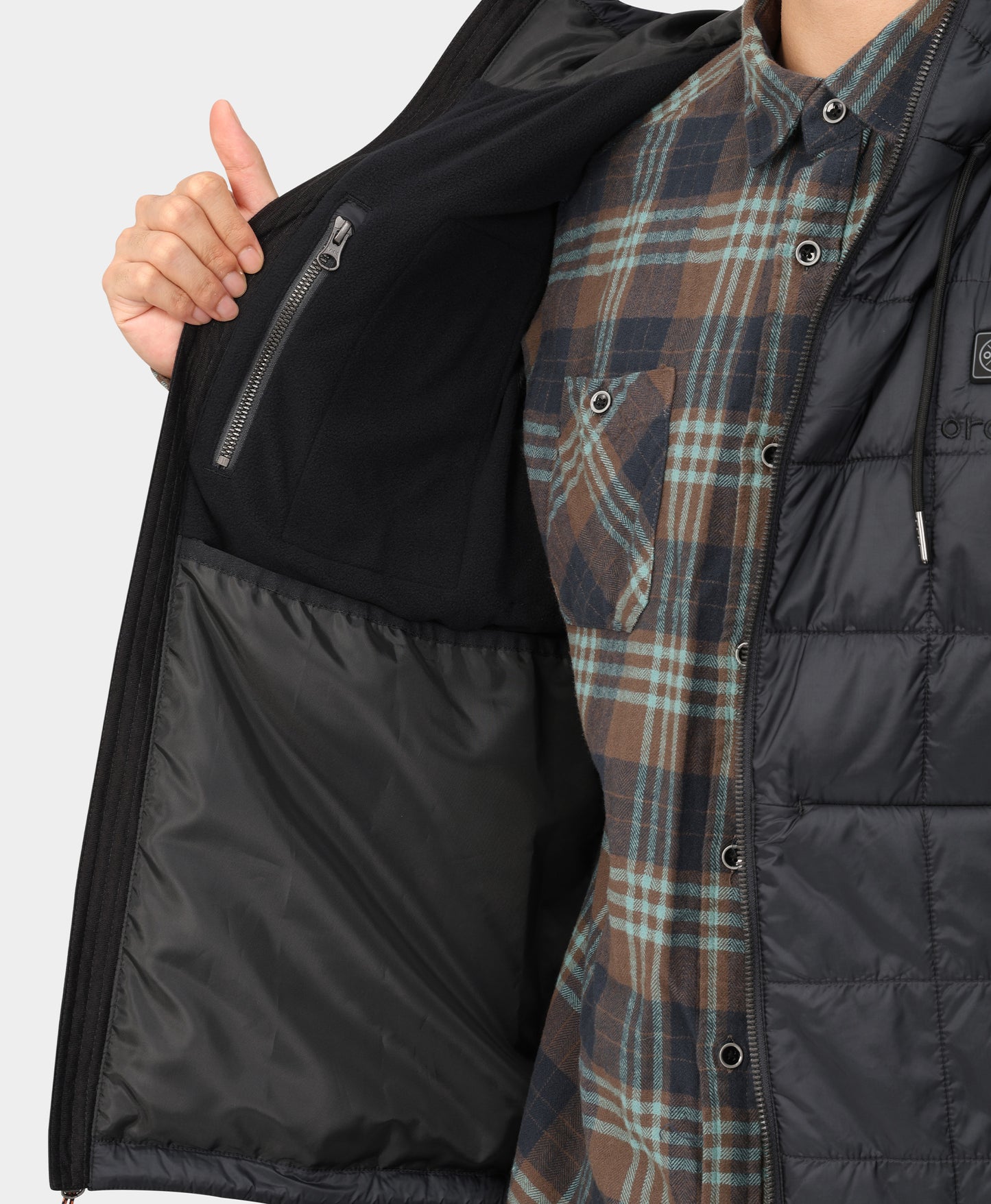 PuffLyte™ Men's 5-Zone Hooded Heated Vest
