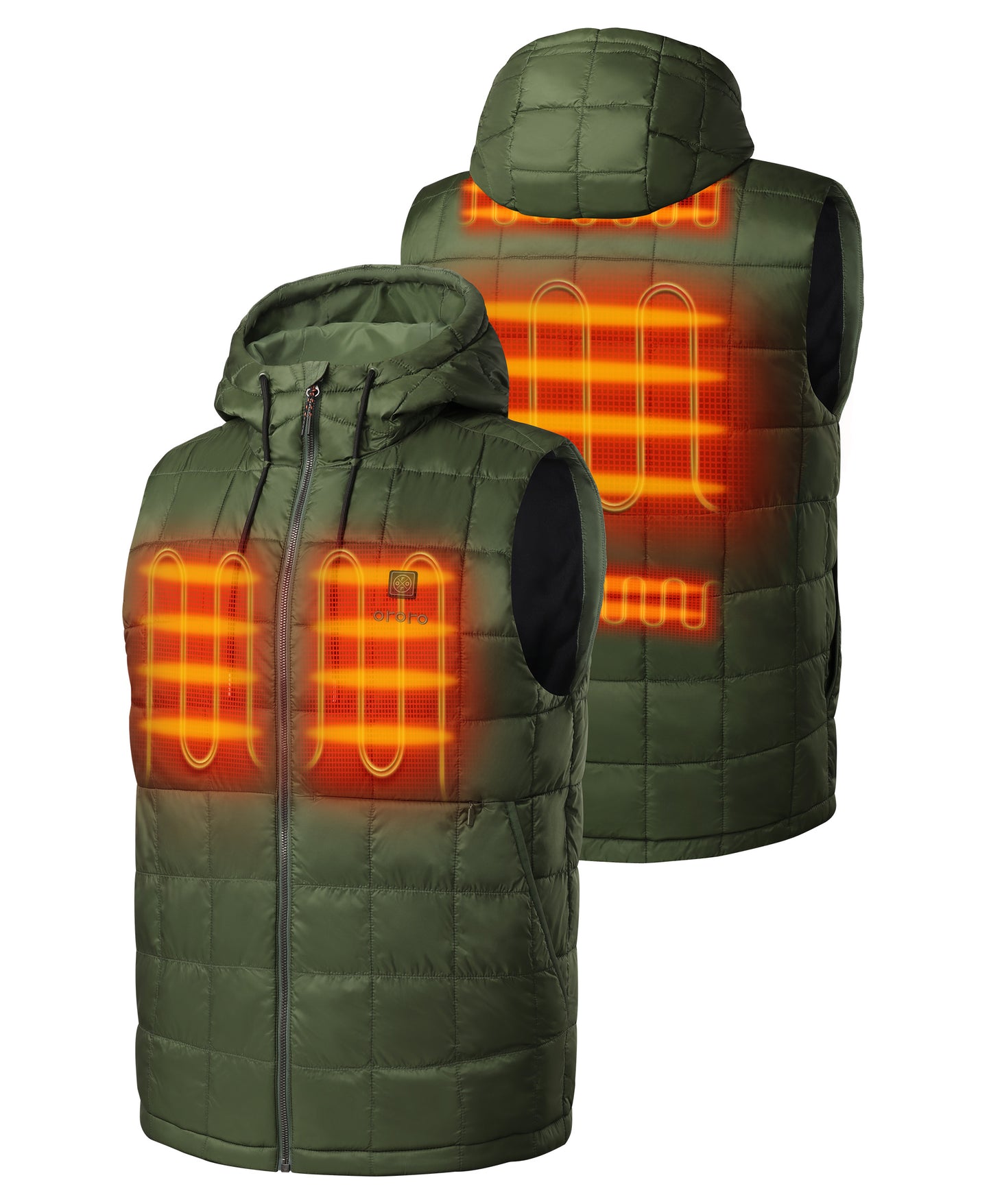 PuffLyte™ Men's 5-Zone Hooded Heated Vest
