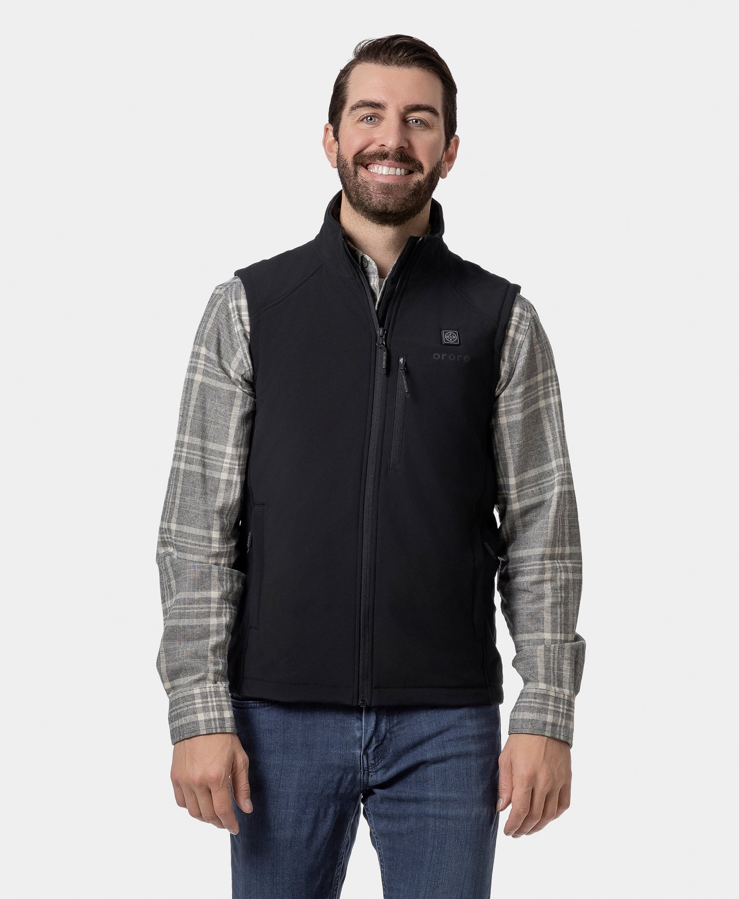 Men's Heated Softshell Vest - Lower Back Heating