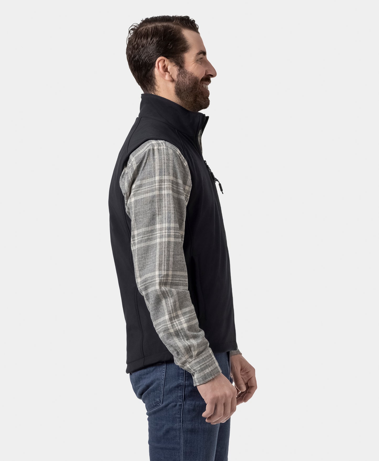 Men's Heated Softshell Vest - Lower Back Heating