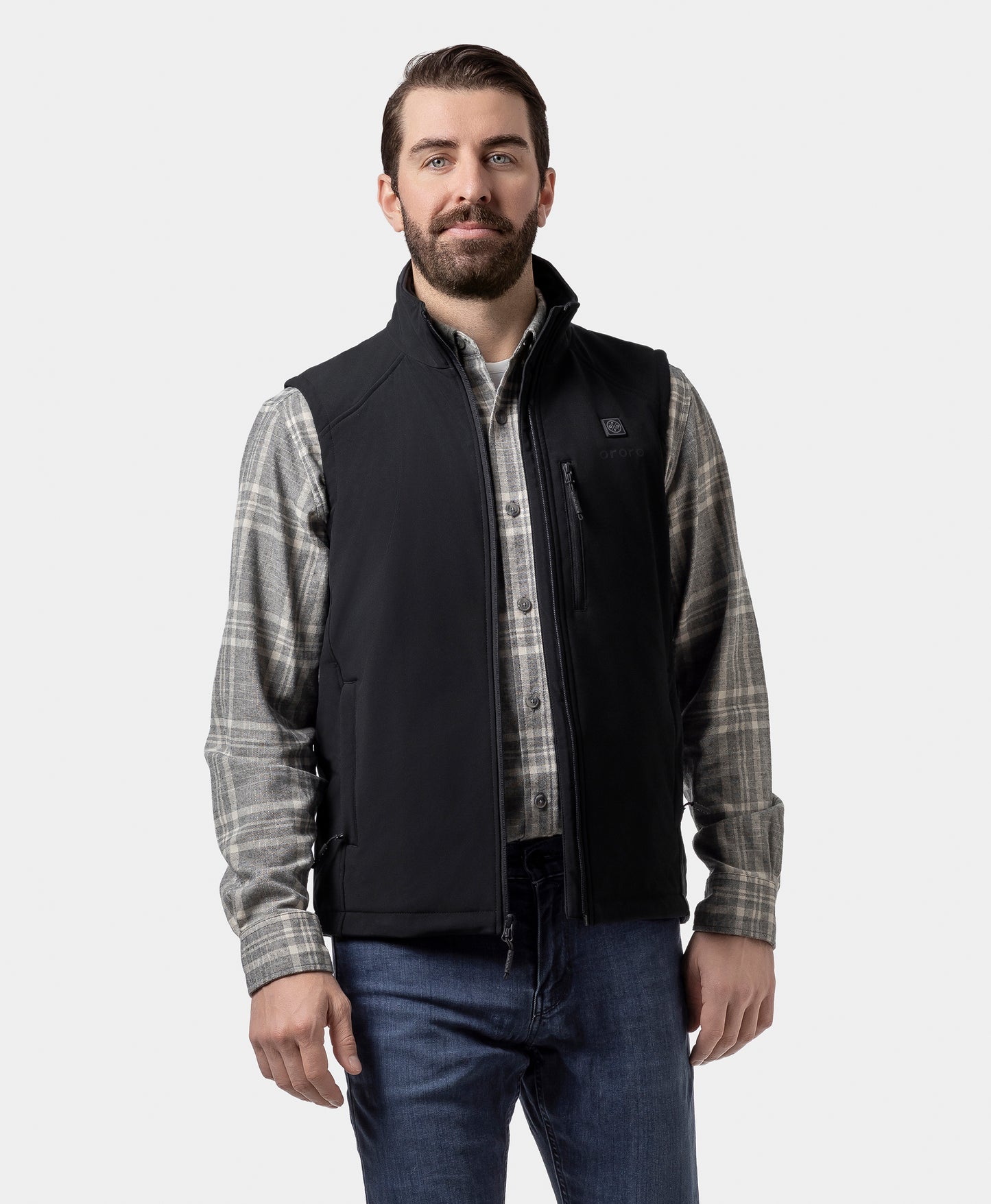 Men's Heated Softshell Vest - Lower Back Heating