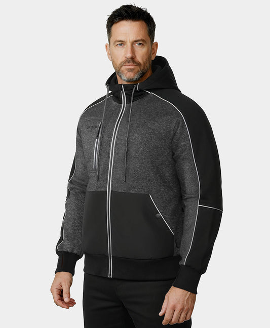 Wayne Unisex 5-Zone Heated Full-Zip Hoodie