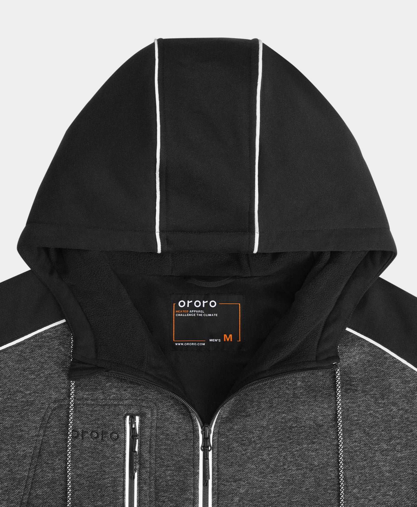 Wayne Unisex 5-Zone Heated Full-Zip Hoodie