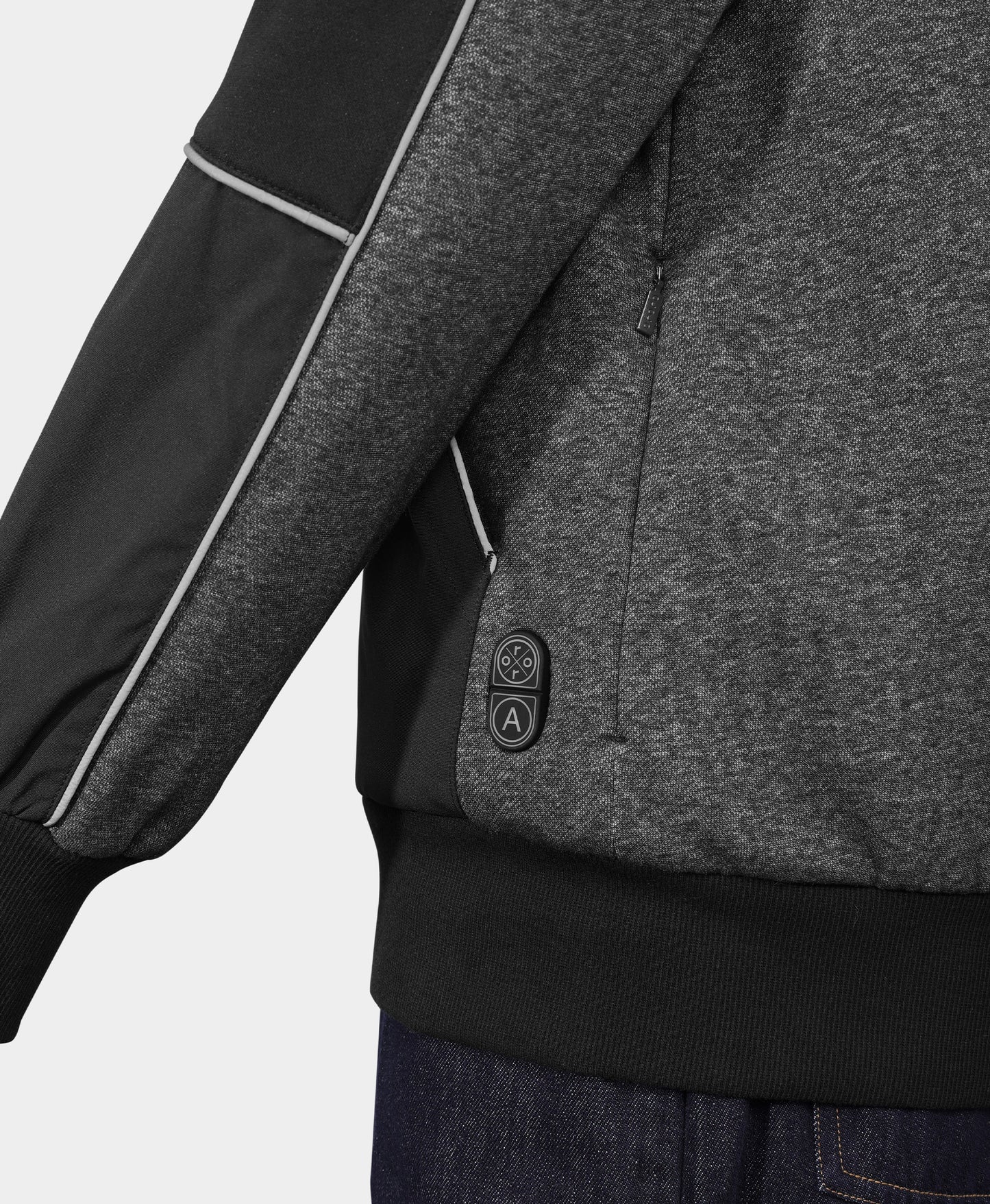 Wayne Unisex 5-Zone Heated Full-Zip Hoodie