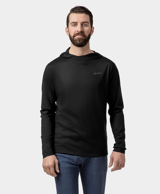 Aoraki Unisex Merino Wool Blend Baselayer - Black