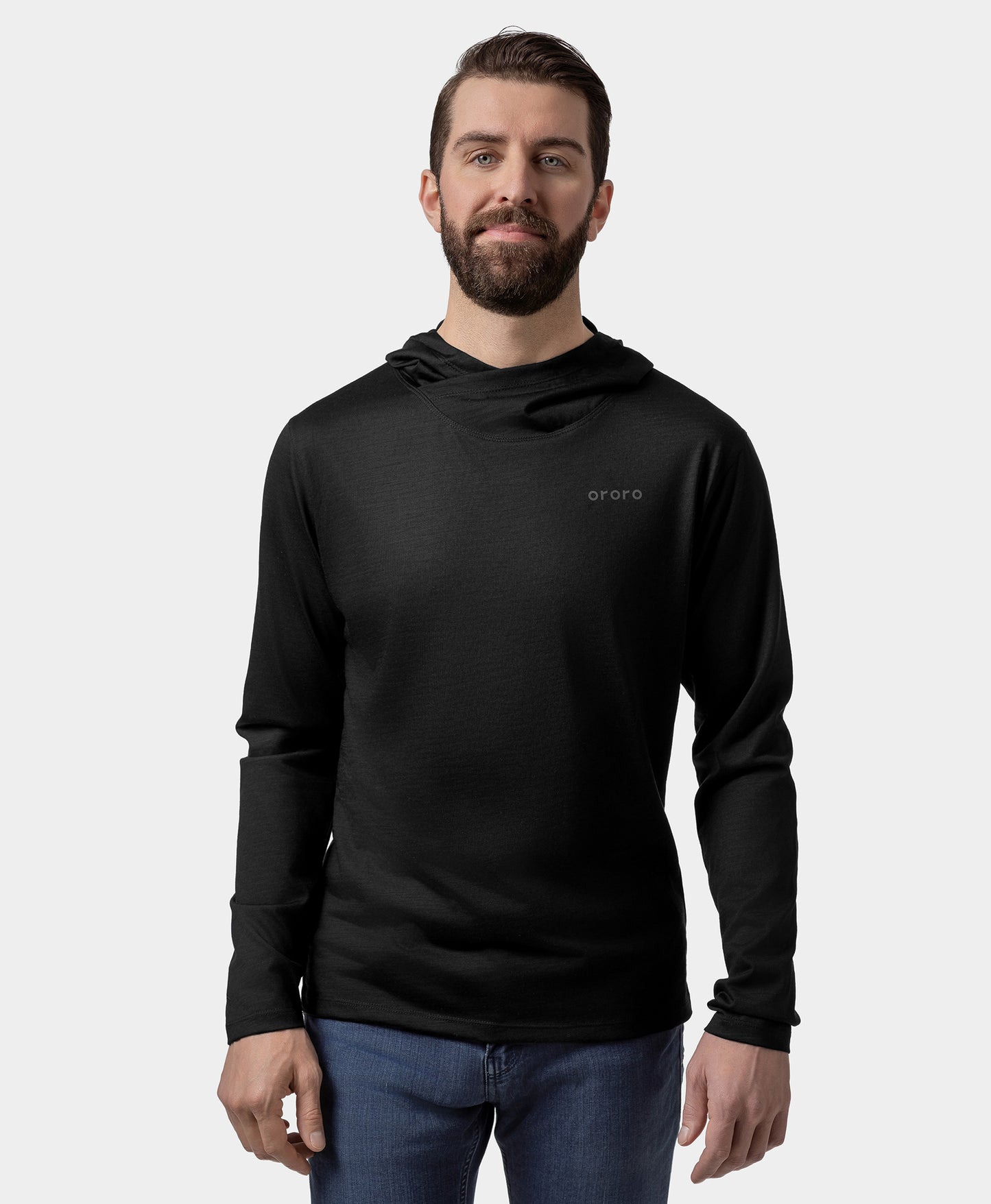 Aoraki Unisex Merino Wool Blend Baselayer - Black