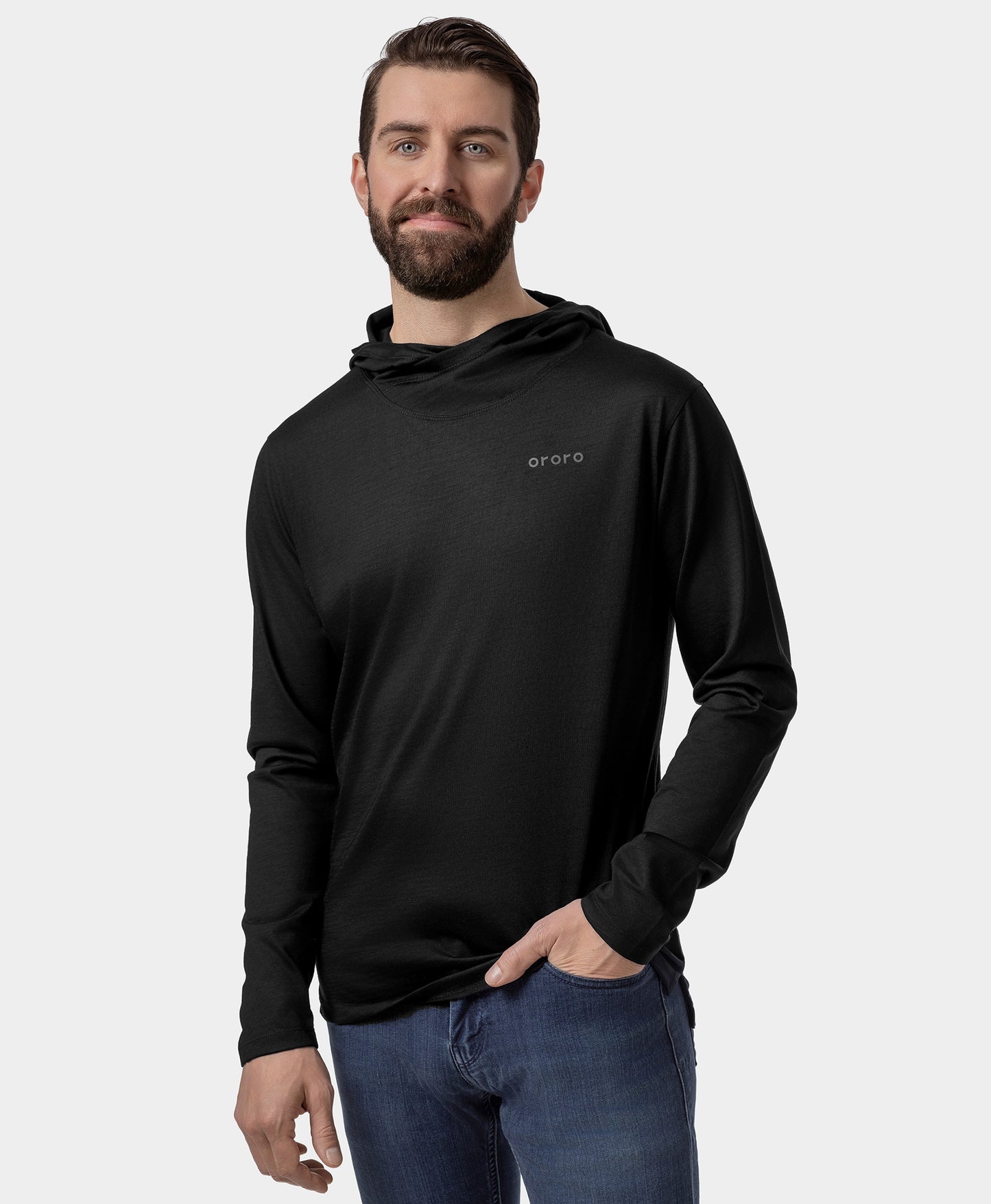 Aoraki Unisex Merino Wool Blend Baselayer - Black