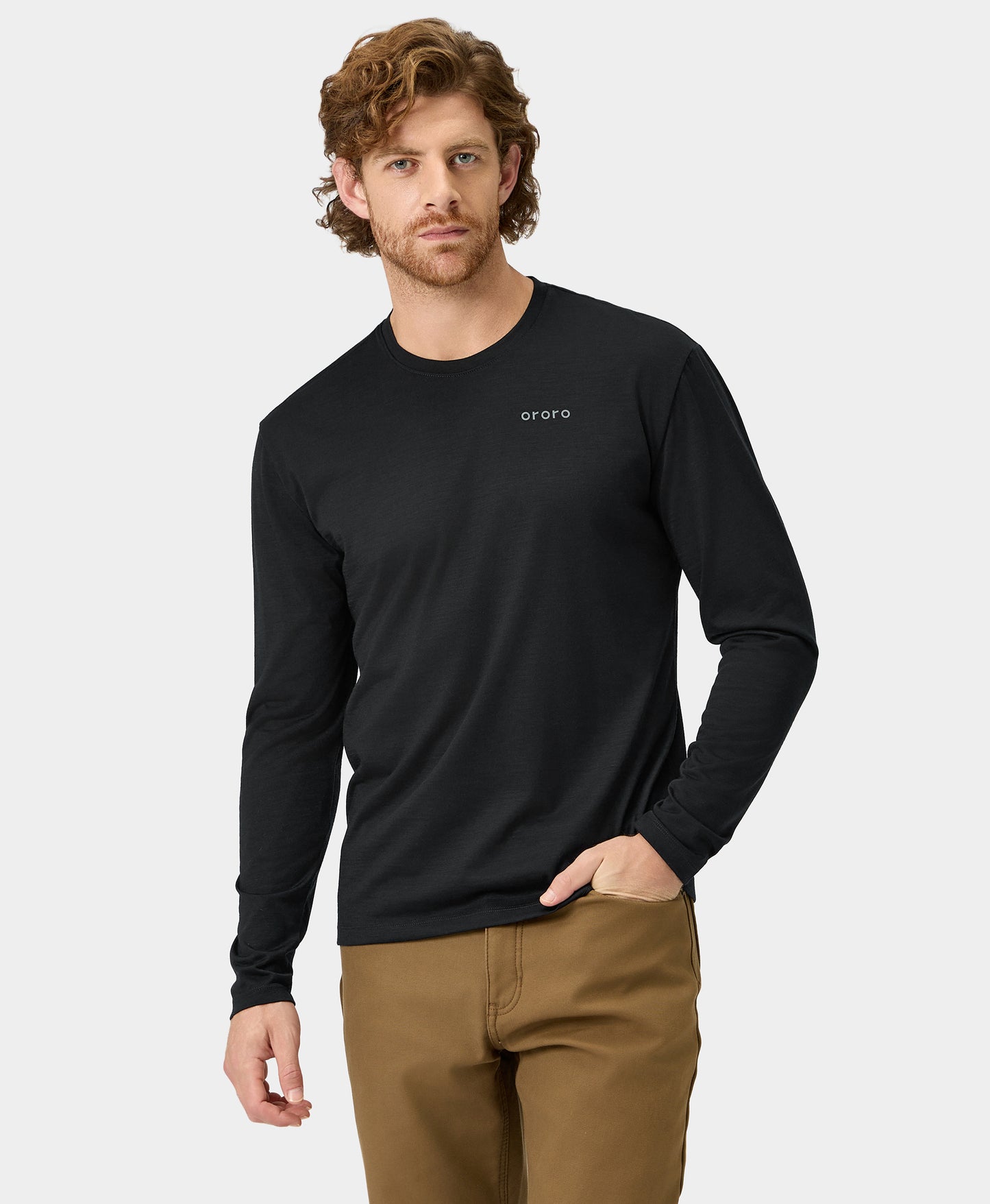 Aoraki Unisex Merino Wool Blend Baselayer - Black