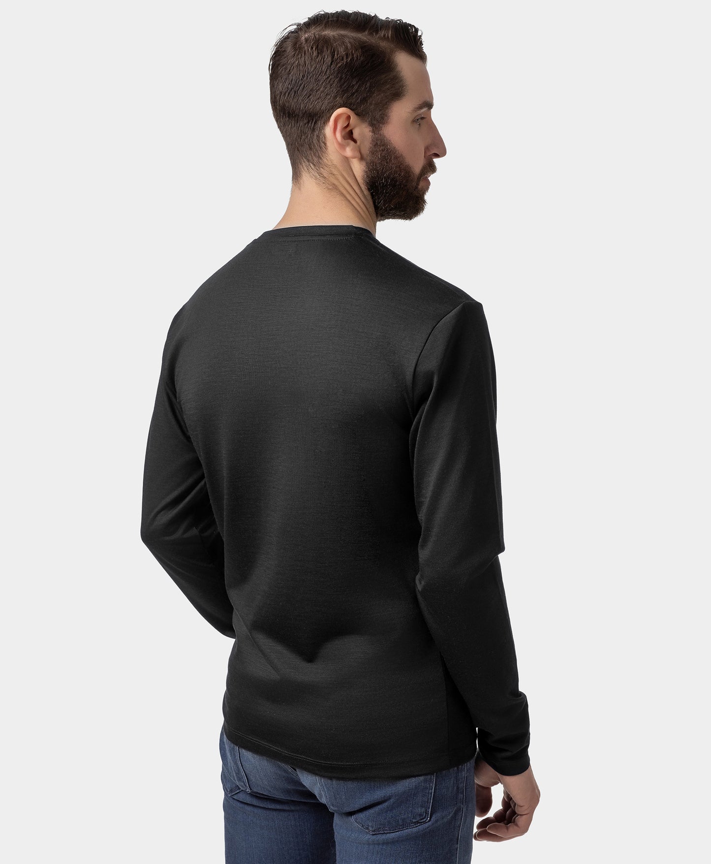 Aoraki Unisex Merino Wool Blend Baselayer - Black