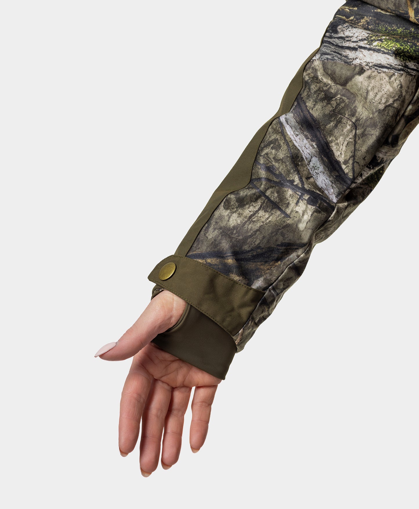 Women's Heated Hunting Jacket - Camouflage, Mossy Oak Country DNA