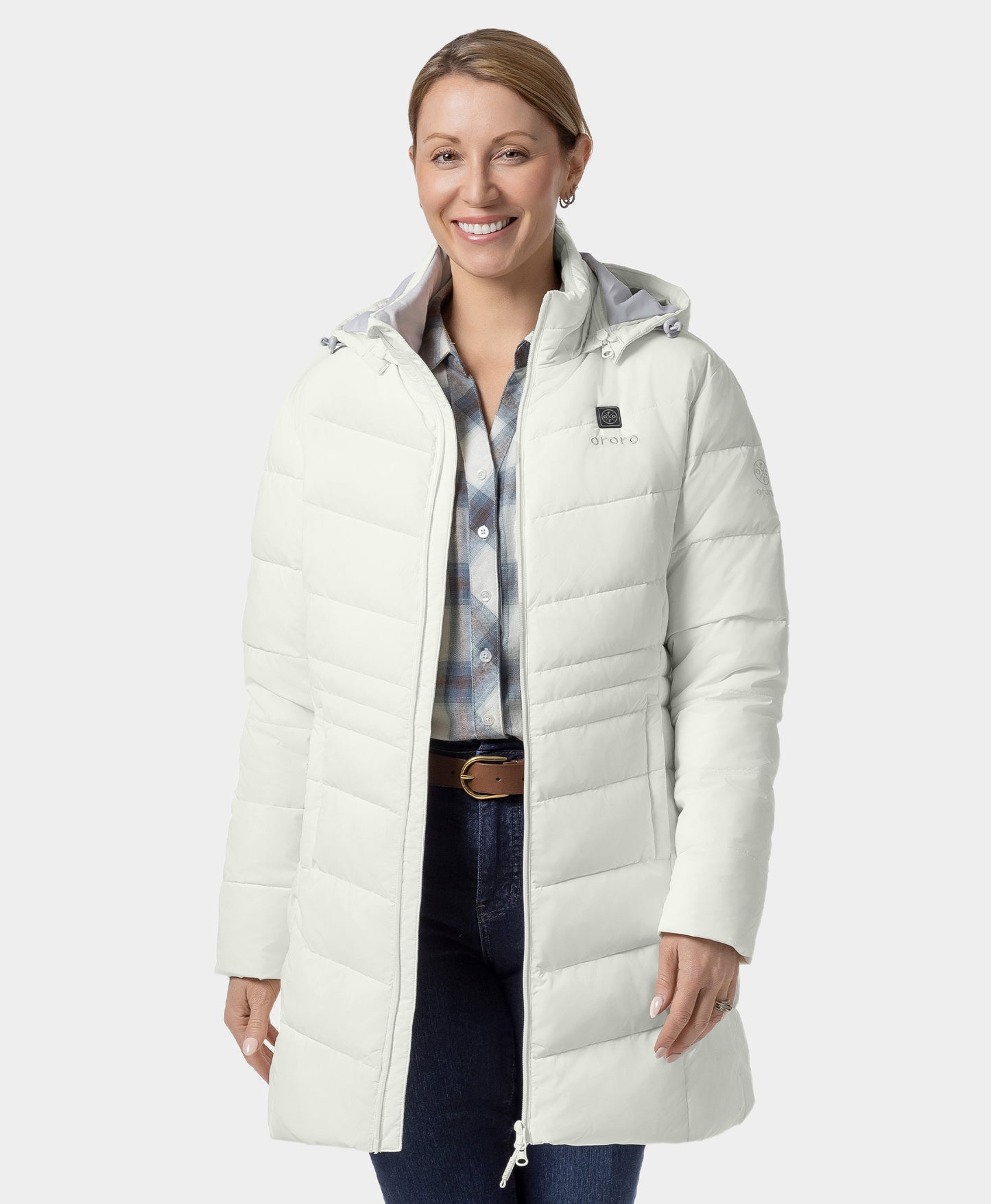 Women's Heated Puffer Parka Jacket