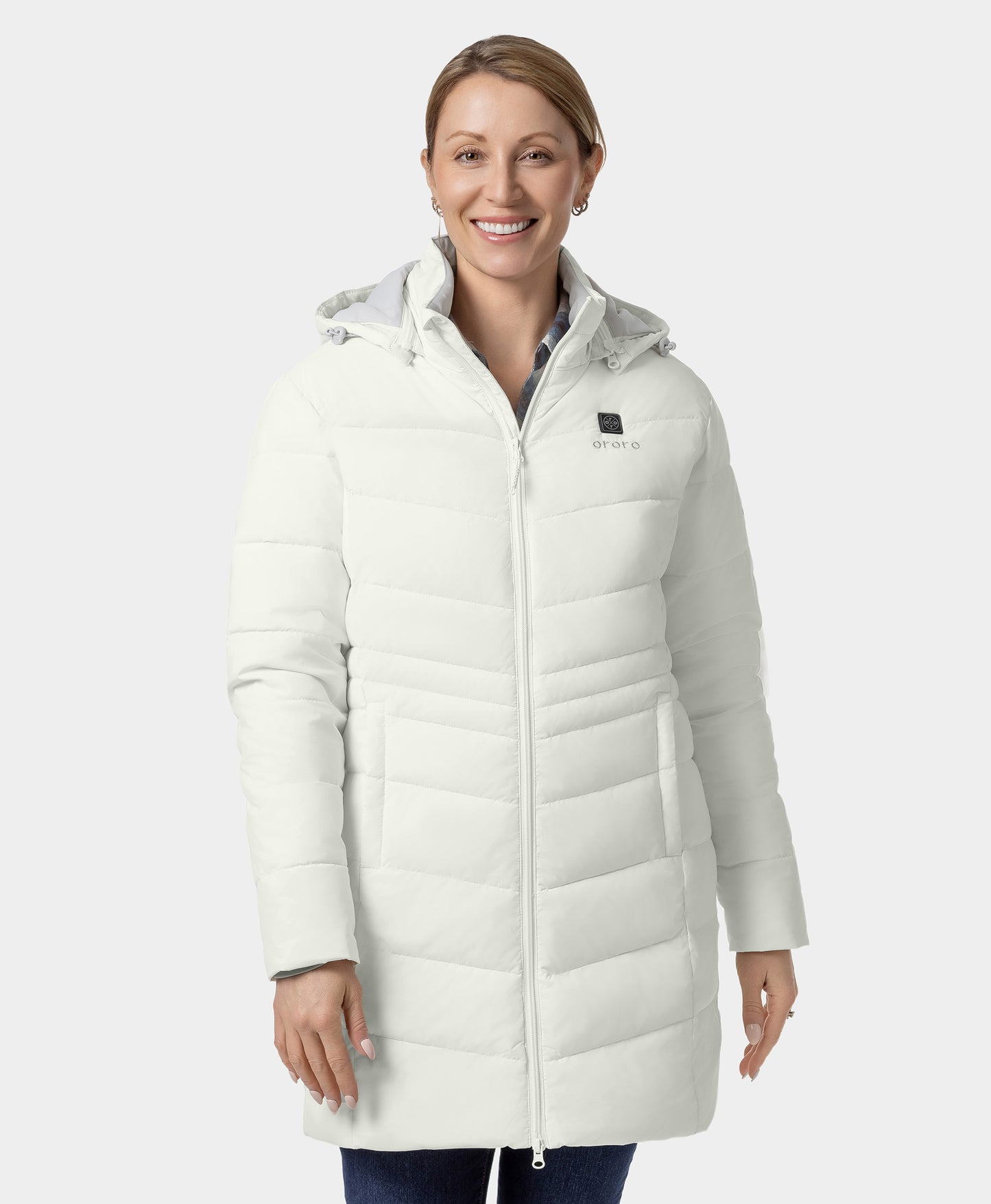 Women's Heated Puffer Parka Jacket