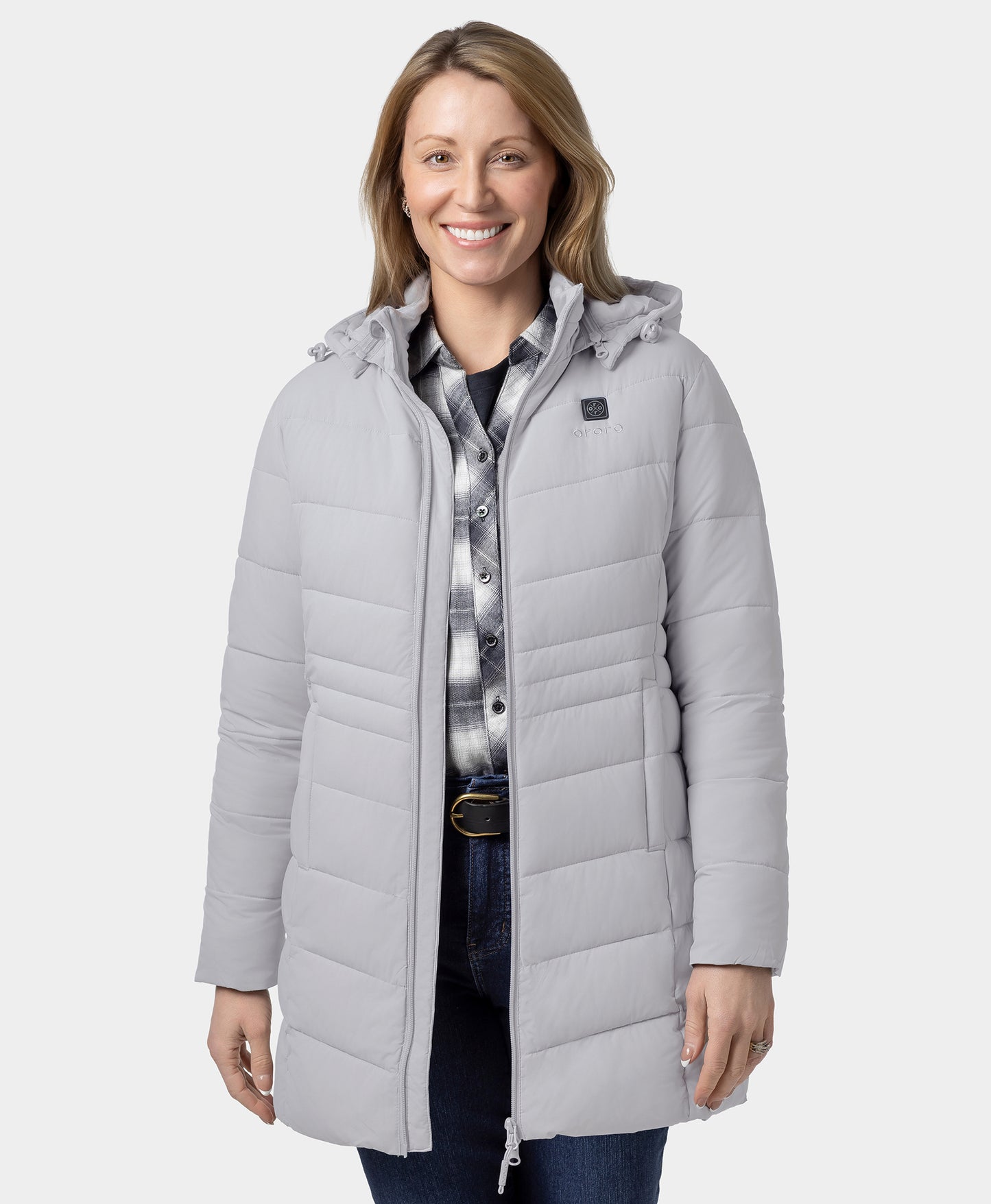 Women's Heated Puffer Parka Jacket