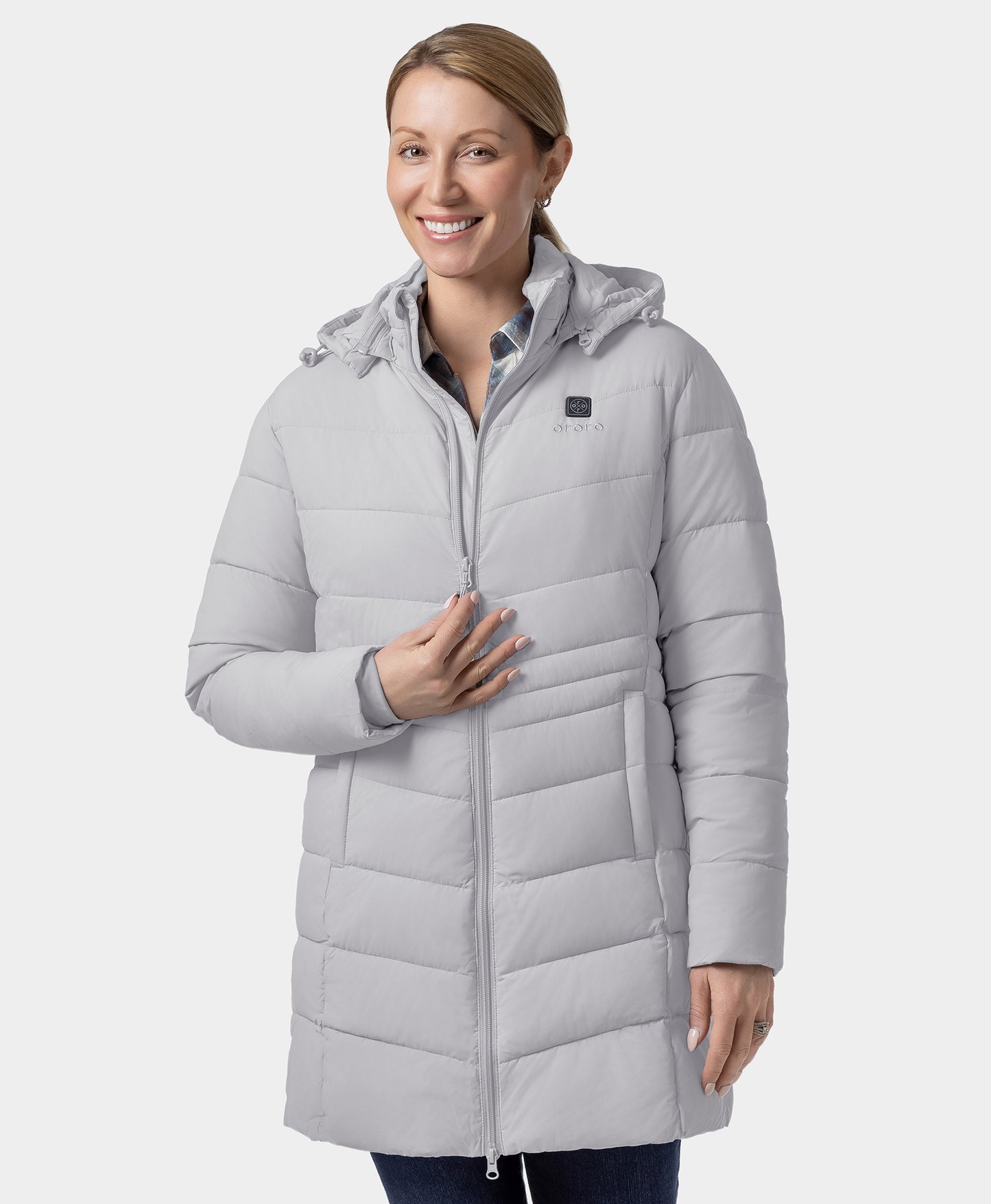 Women's Heated Puffer Parka Jacket