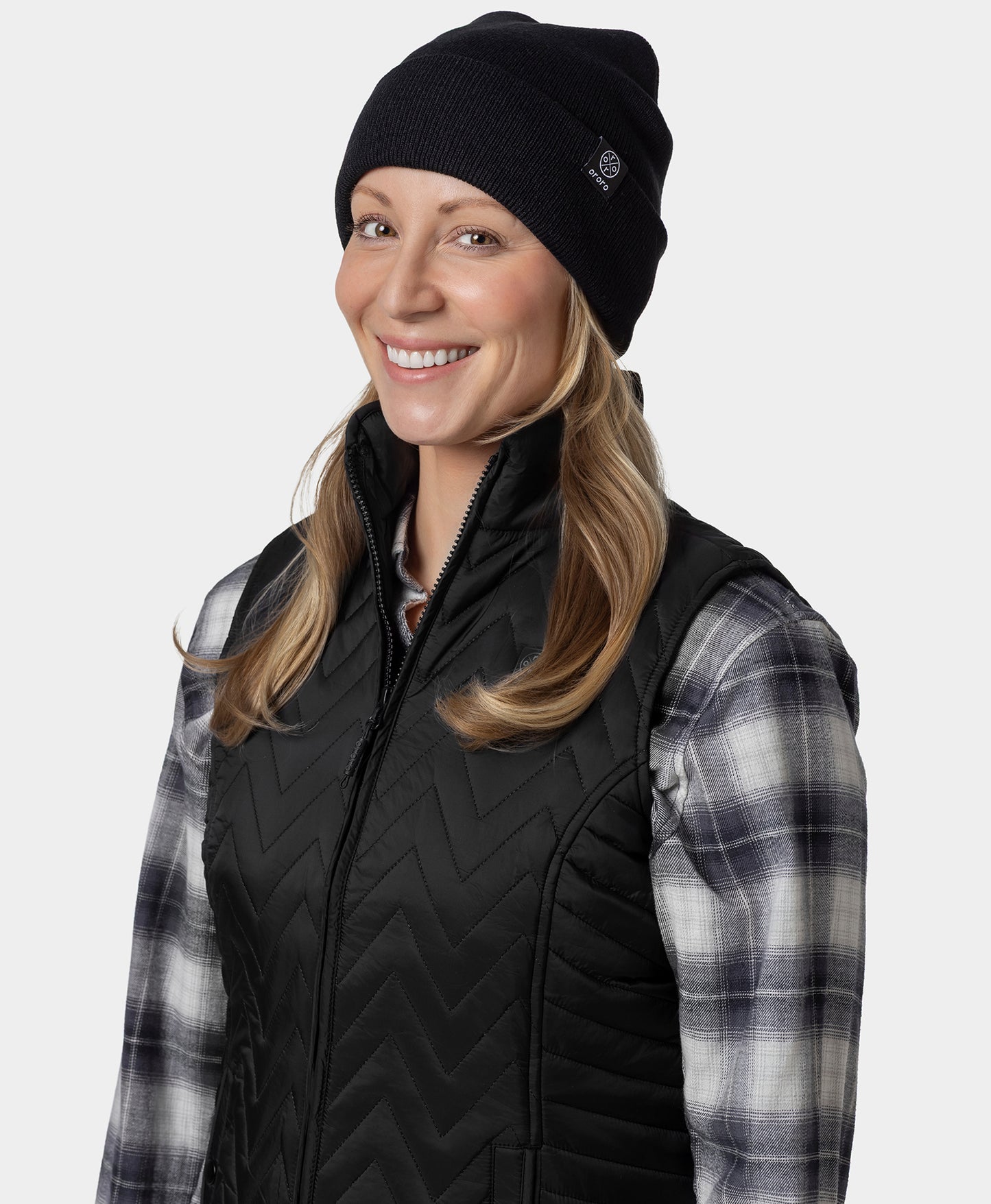 Women's Heated Chevron Quilted Vest
